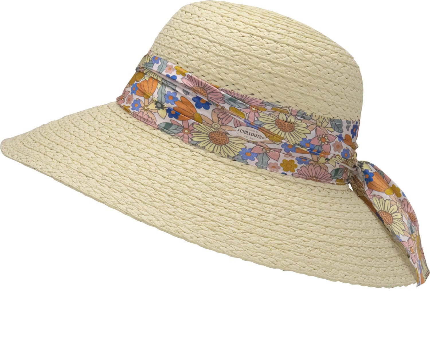 chillouts Strohhut Kalamata mit Blütenband günstig online kaufen