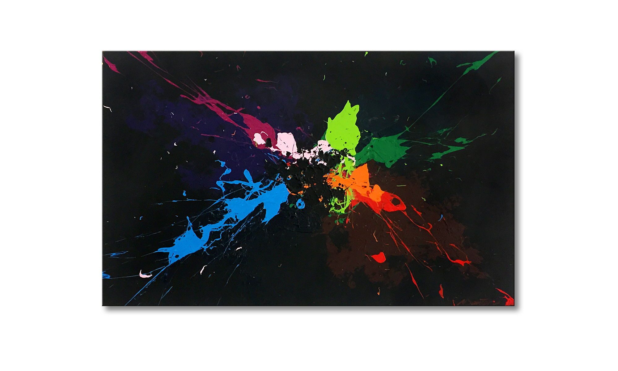 WandbilderXXL Gemälde Open Mind 120 x 75 cm, Abstraktes Gemälde, handgemaltes Unikat