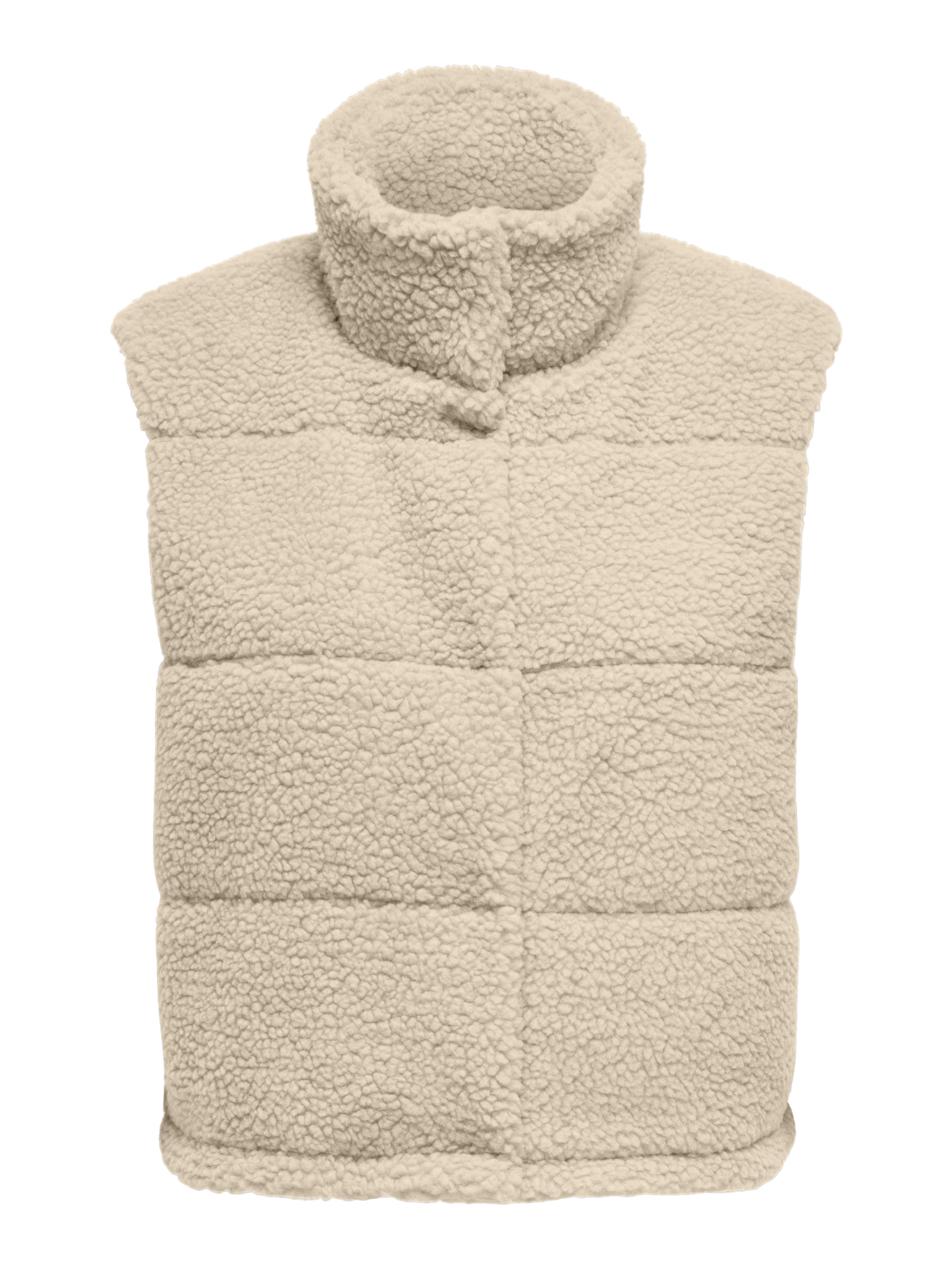 ONLY CARMAKOMA Plüschweste CARSANDRA TEDDY WAISTCOAT OTW NOOS Kunstfaser