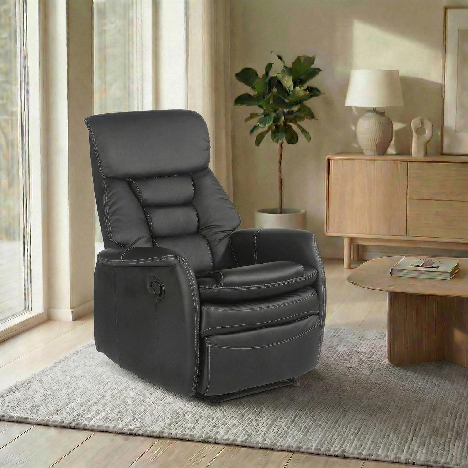 IDIMEX Relaxsessel SOPHIE, Fernsehsessel Relaxsessel Sessel mit Liegefunktion Kunstleder Farbausw