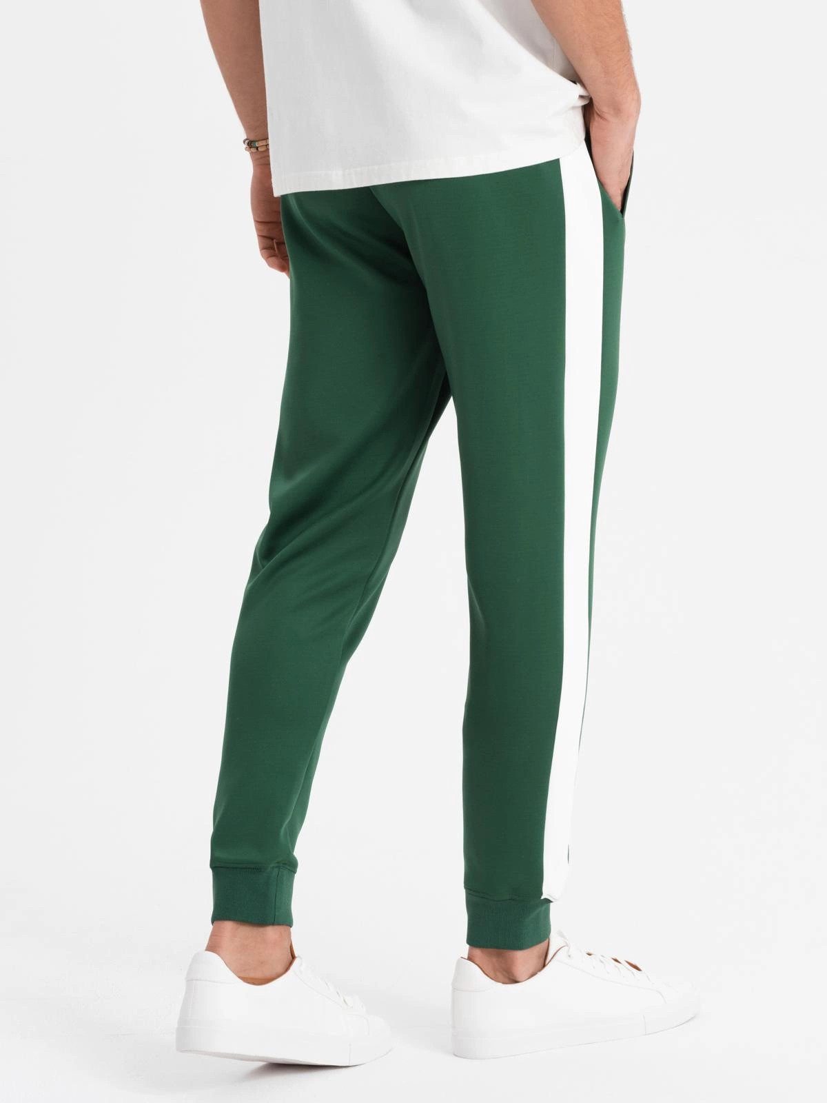 OMBRE Sweatpants Herren Jogginghose mit kontrastfarbenen Streifen