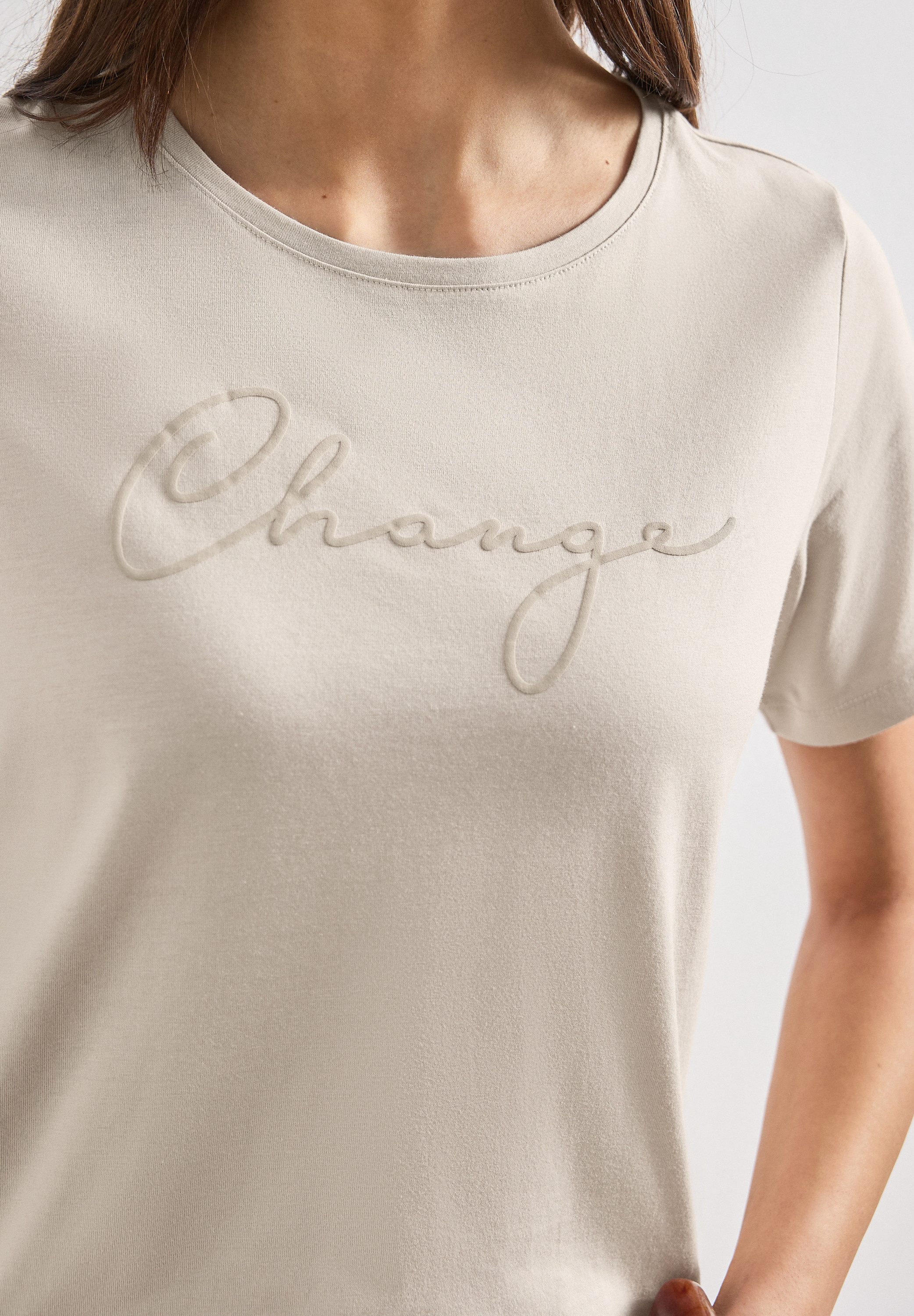 STREET ONE Kurzarmshirt Sommershirt mit Working