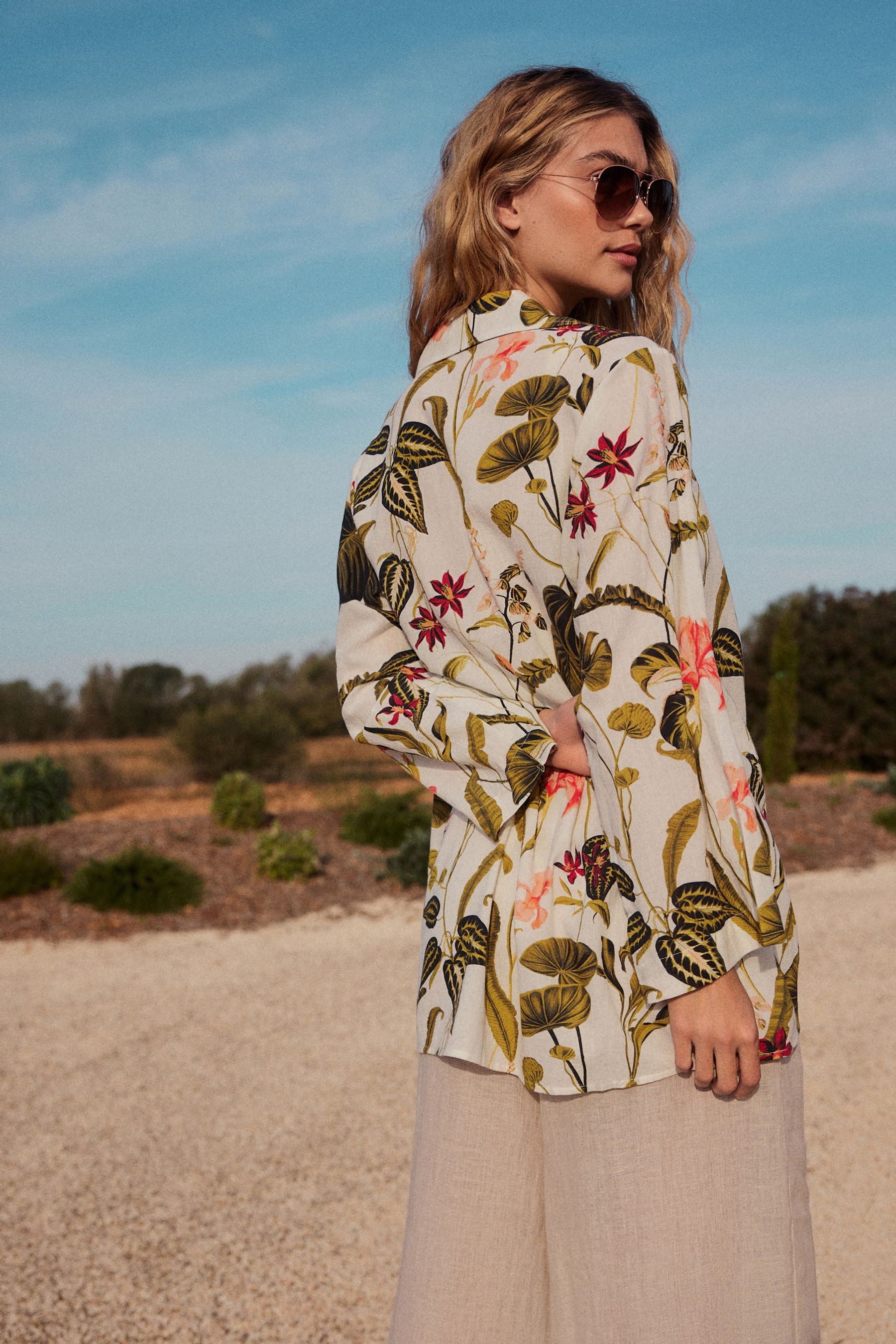 Next Strandkleid Strandkleid mit Bindedetail aus günstig online kaufen