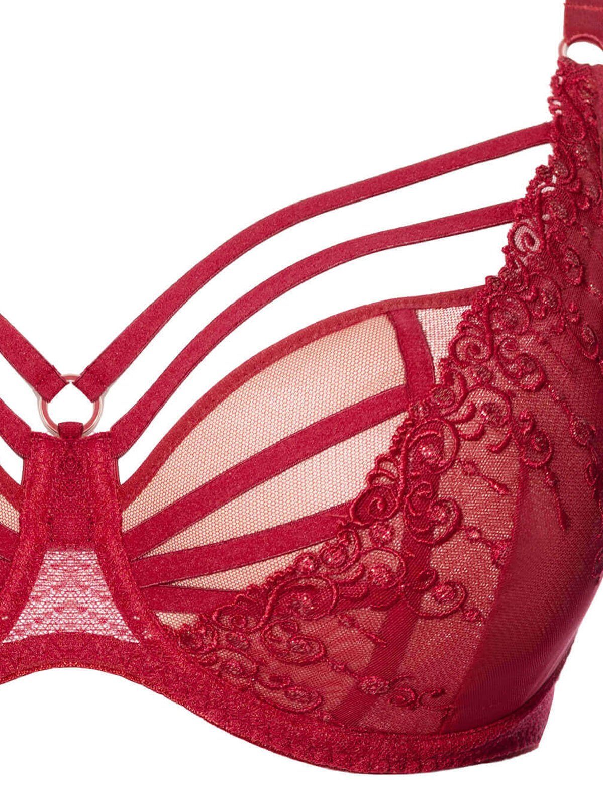 Ulla Dessous Bügel-BH BH mit Bügel Exclusive Line (Stück, 1-tlg) halbschalen Cups, Microfaser, Uni, elegant