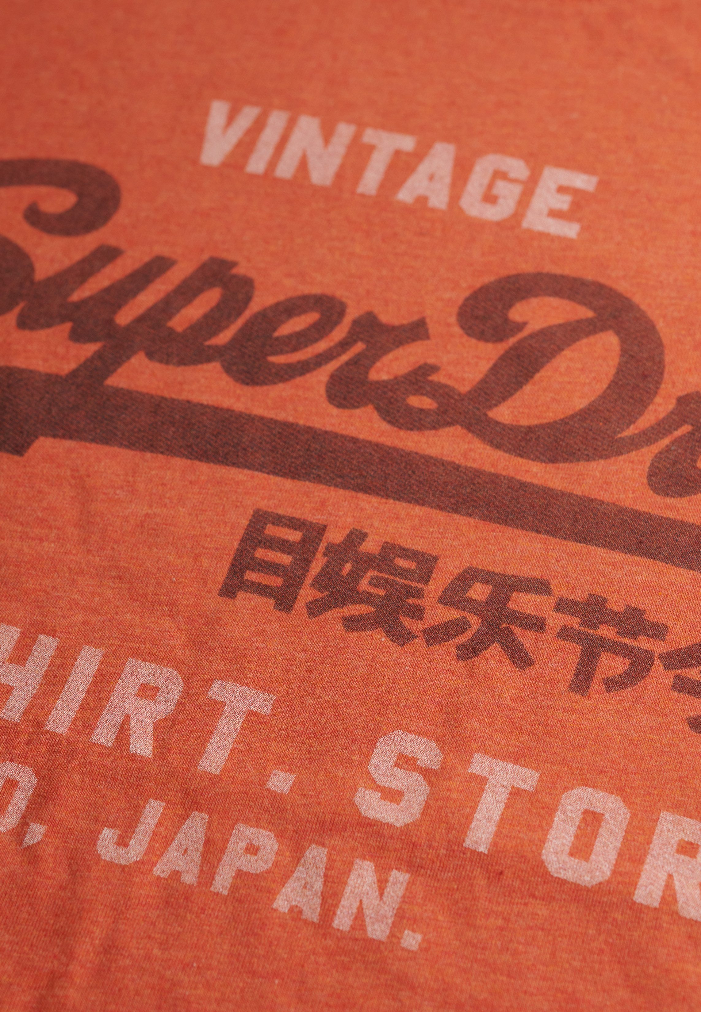 Superdry Rundhalsshirt VL HERITAGE RELAXED TEE Baumwollmischung, relaxed fit