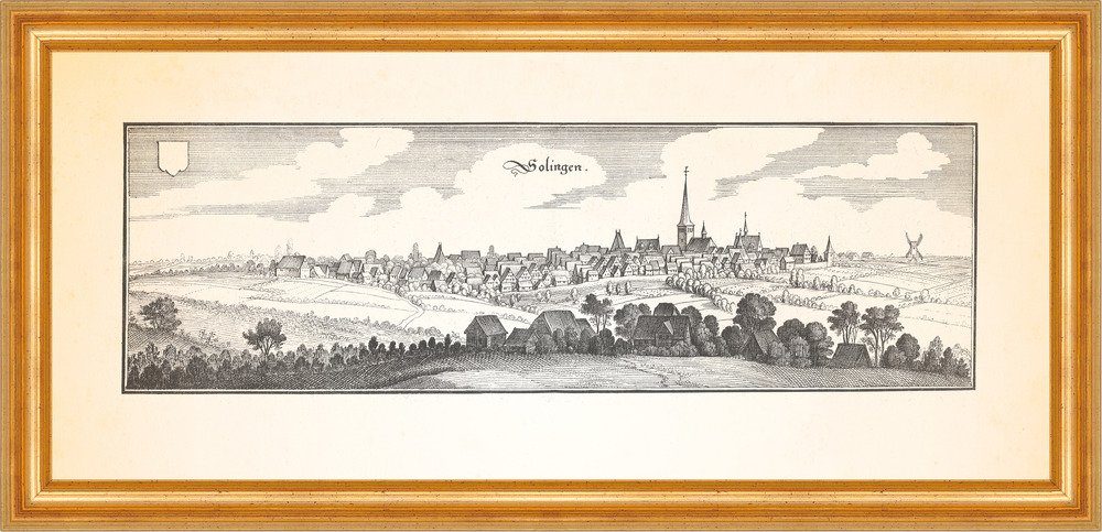 Kunstdruck Solingen Schloss Caspersbroich Müngstener Brücke Balkhauser