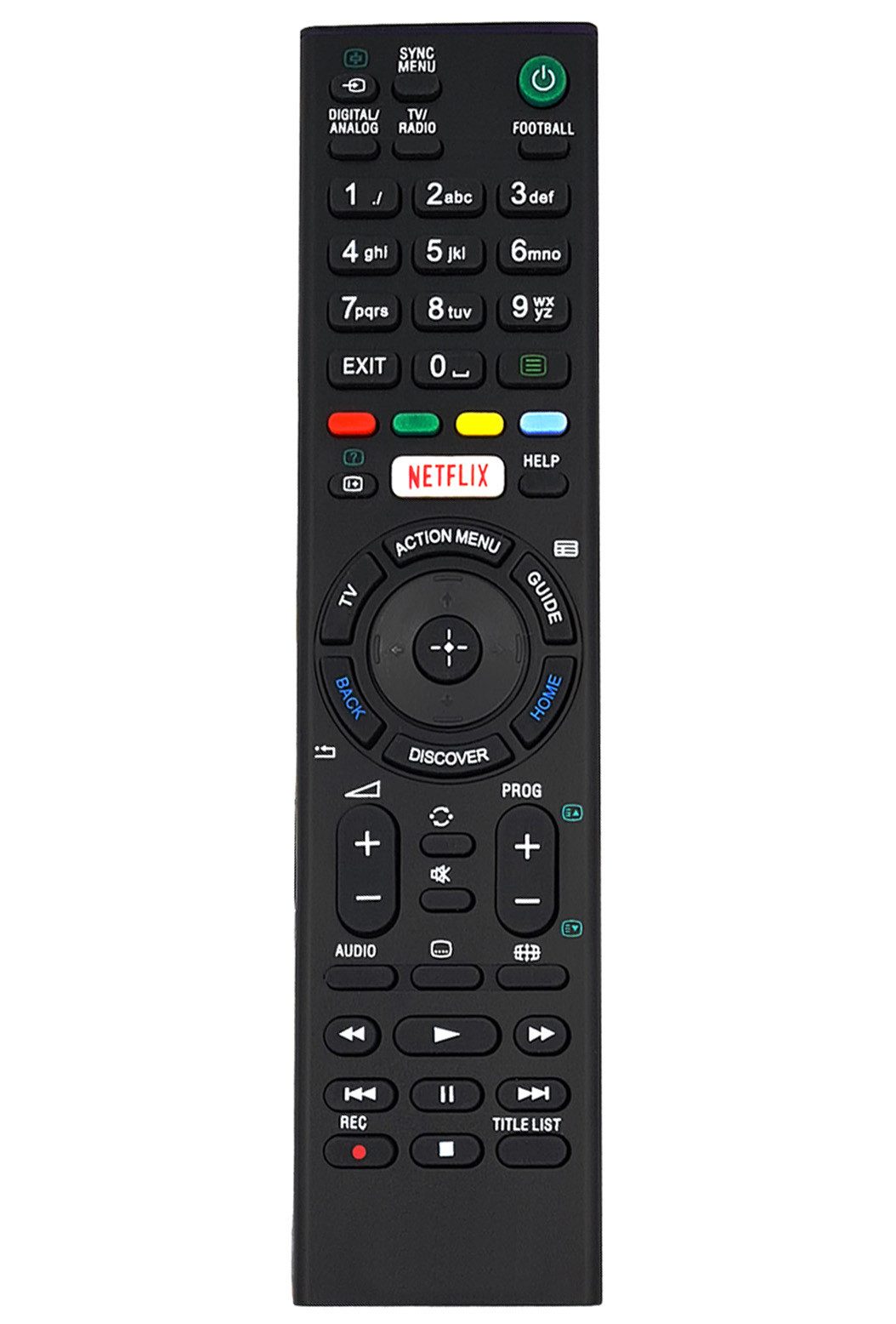 Alltro Ersatz Fernbedienung für SONY RMT-TX100D / RMTTX100D TV Fernbedienung