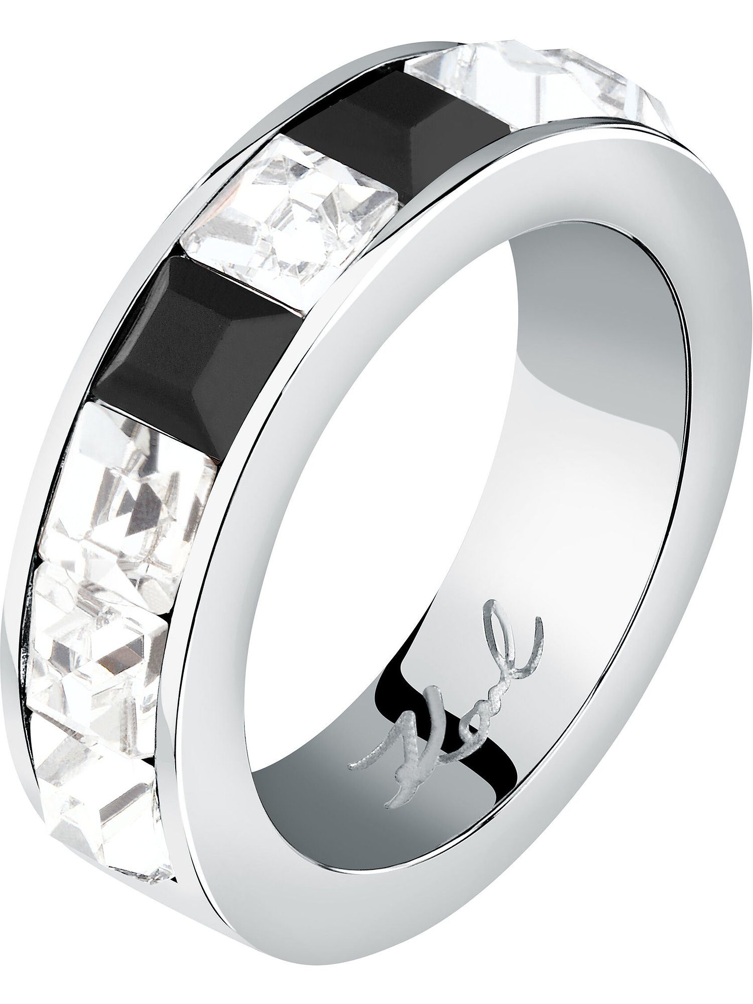 KARL LAGERFELD Fingerring Karl Lagerfeld Damen-Damenring Edelstahl Kristall günstig online kaufen