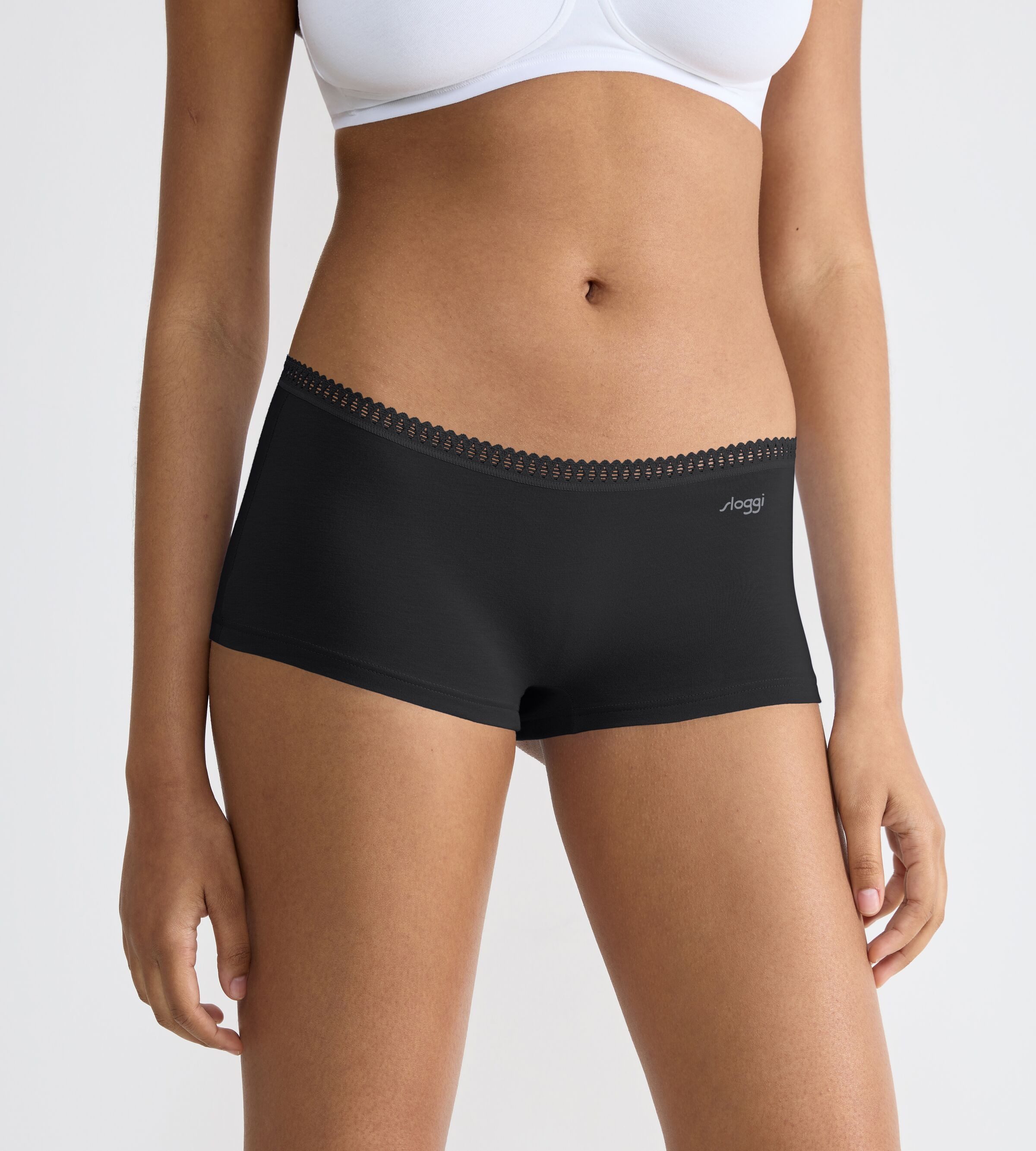 sloggi Panty GO Crush (3er Pack) mit Spitzendetails, Cotton-Mix