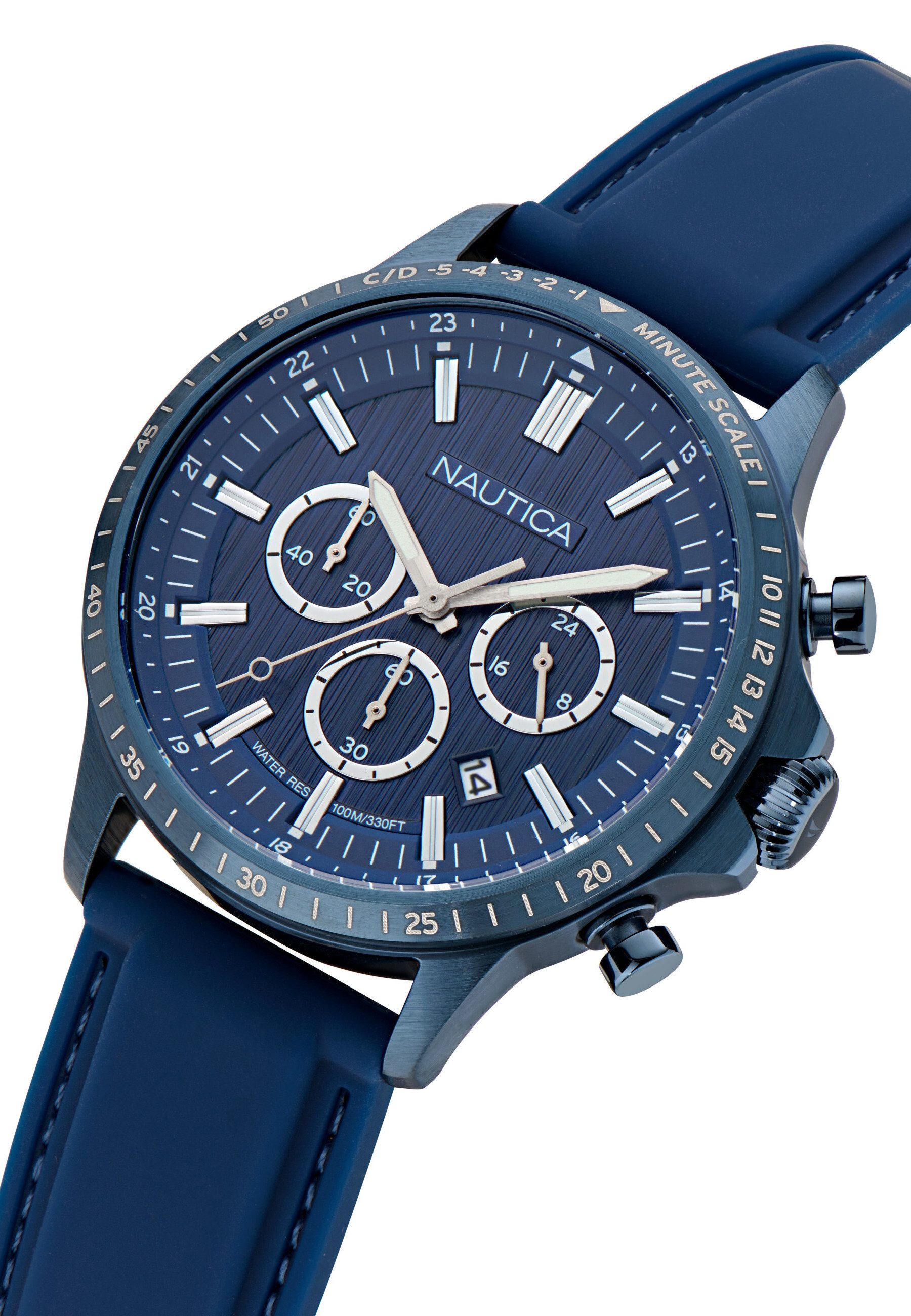 NAUTICA Quarzuhr NCT BLUEOCEAN, (1-tlg., Not a set – not applicable to this product), Quarz-Chronographenuhr