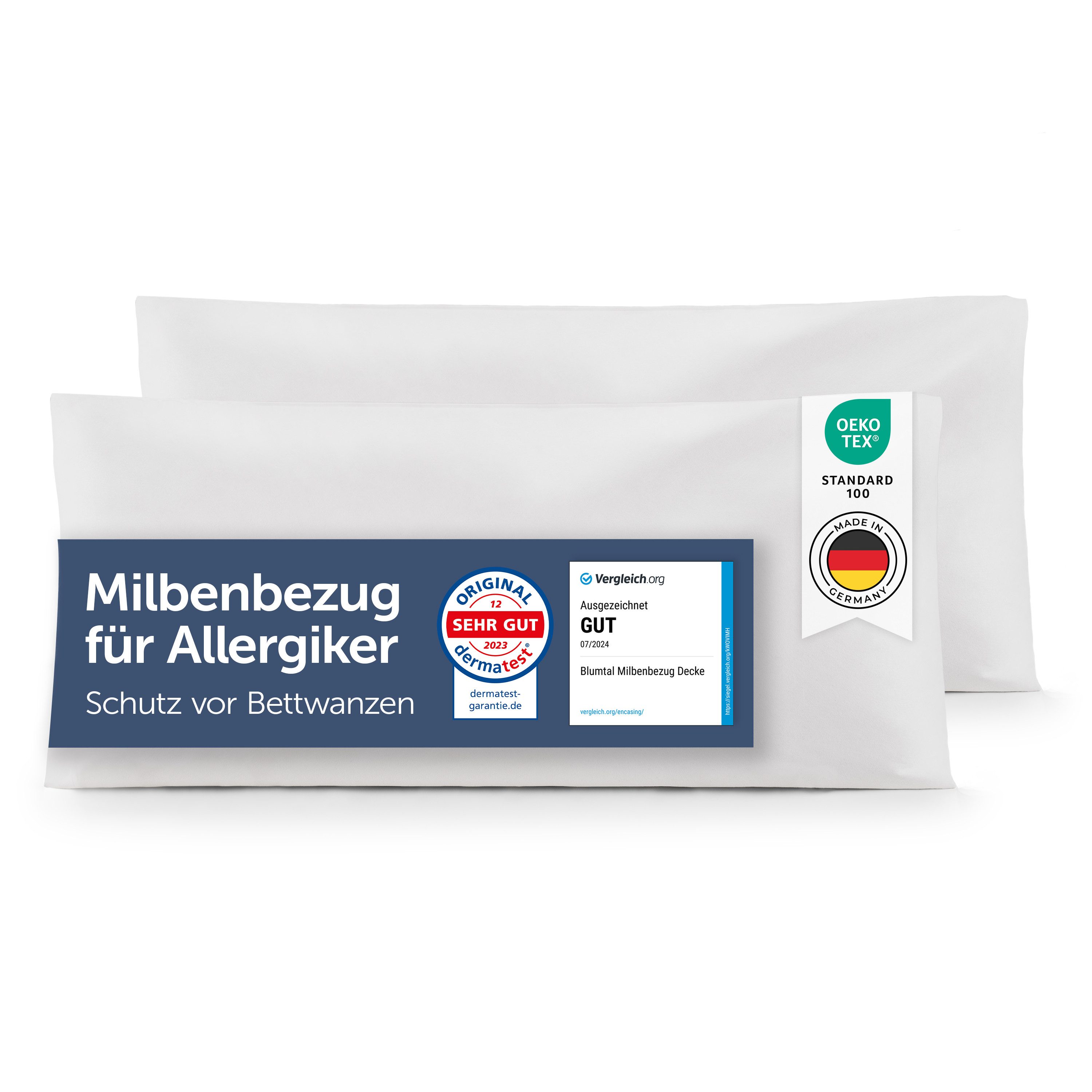 Blumtal Bettbezug Milbenbezug Allergiker Bettbezug oder Kopfkissenbezug- Mi günstig online kaufen