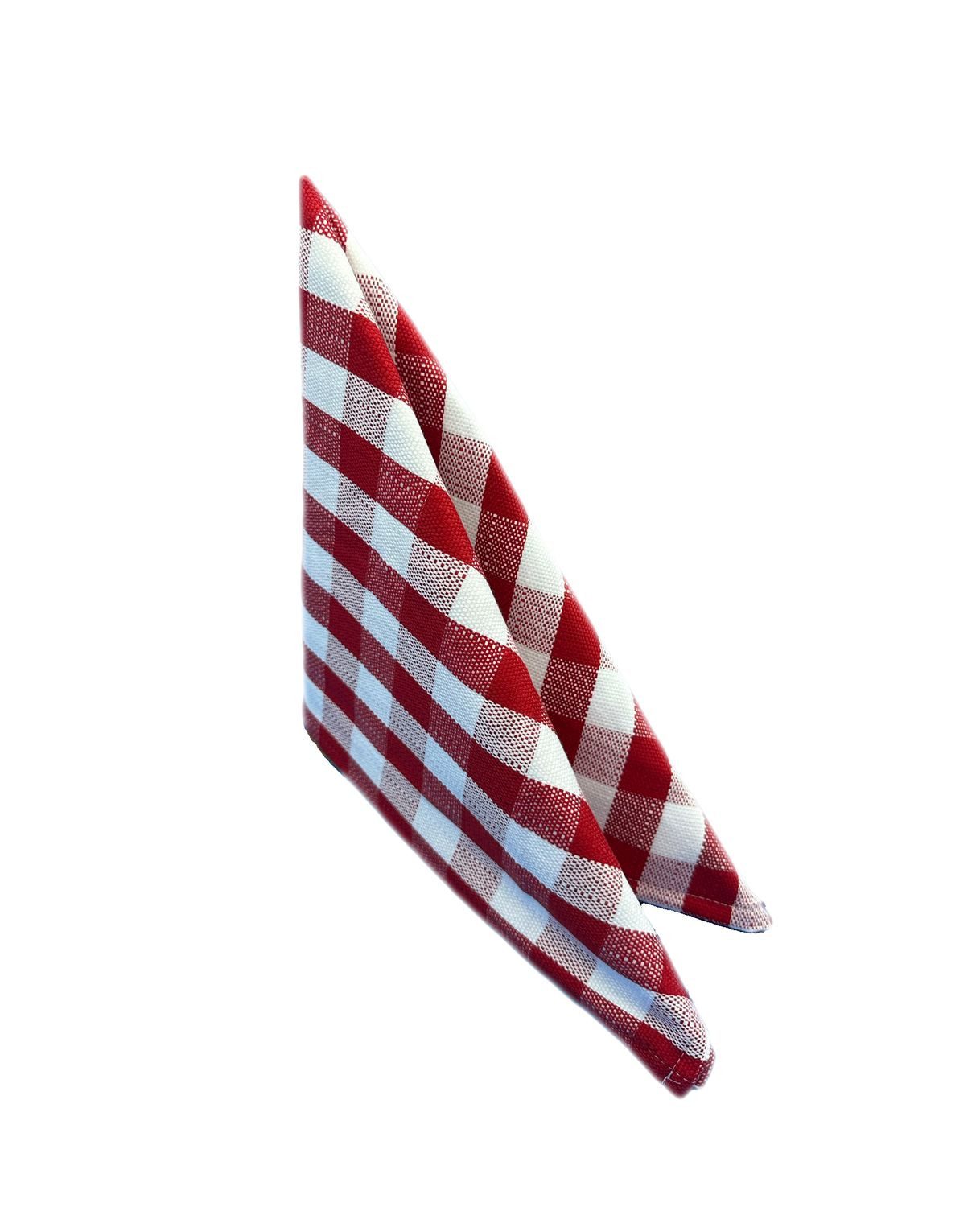 texpot Tischdecke Tischdecke 2 cm Karo chili-weiß 100% Baumwolle Landhaus Tischdecken (1-tlg)