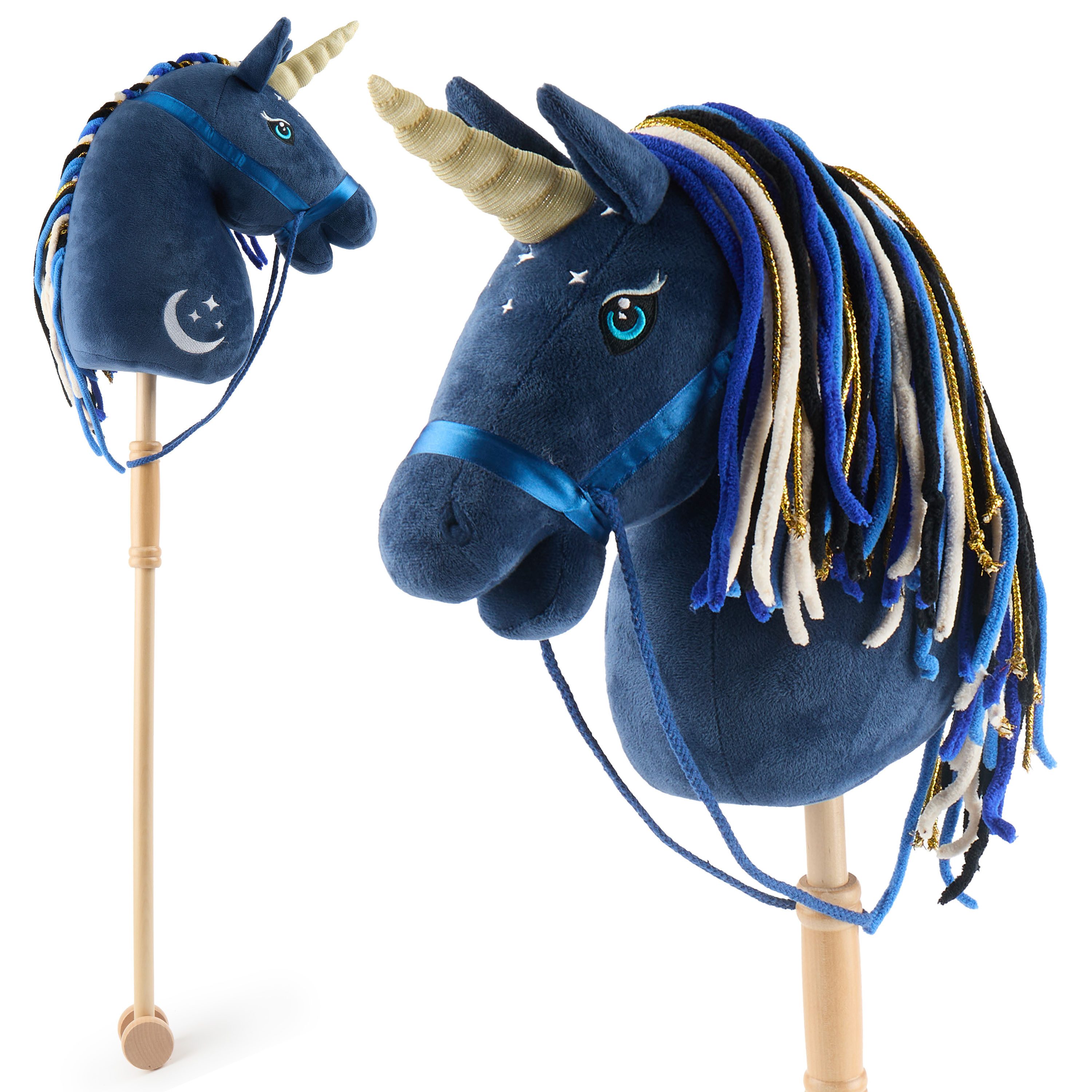 BIECO Steckenpferd Bieco Steckenpferd Kinder Einhorn Luna Hobby