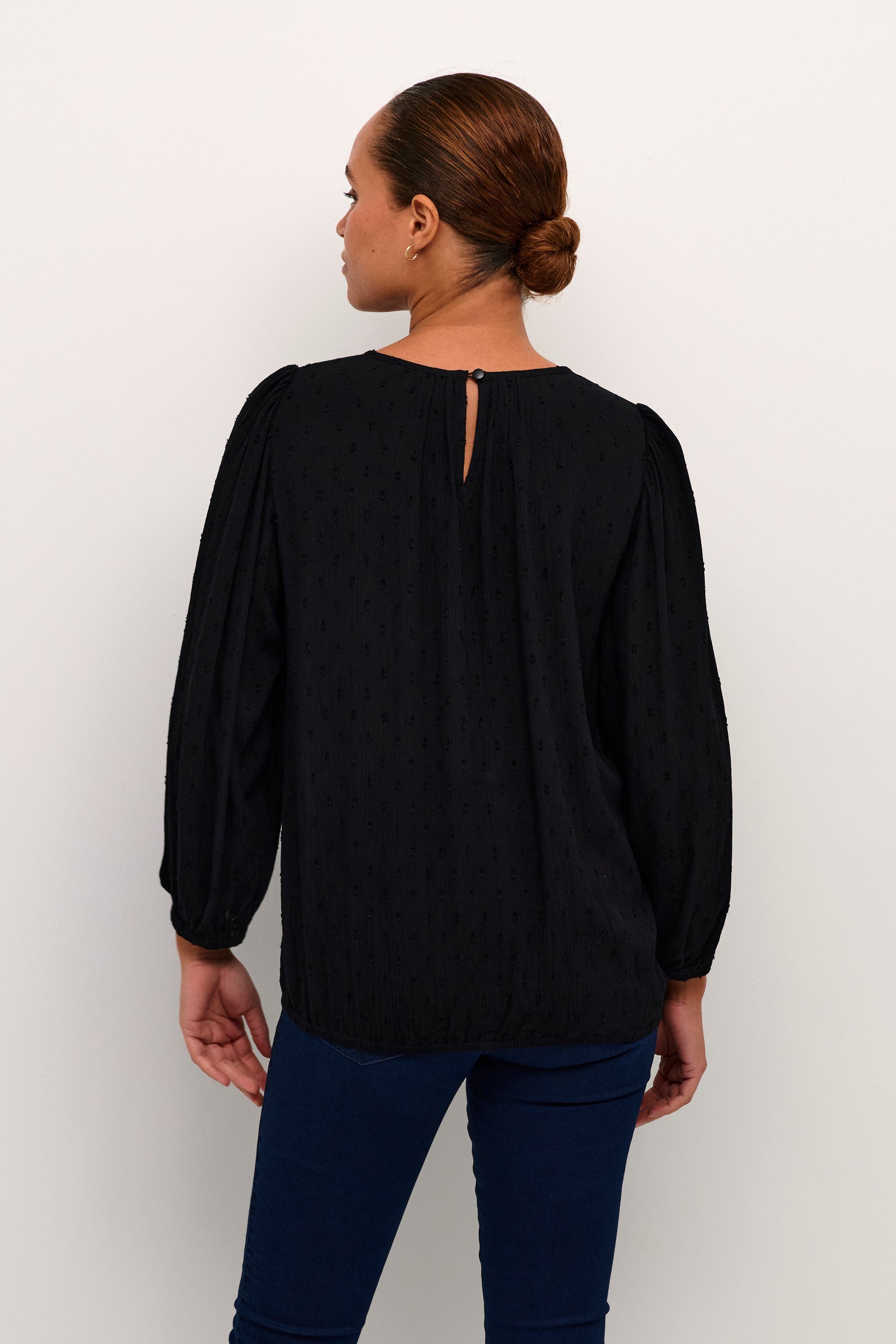 KAFFE Langarmbluse Langarm-Bluse KAwilma