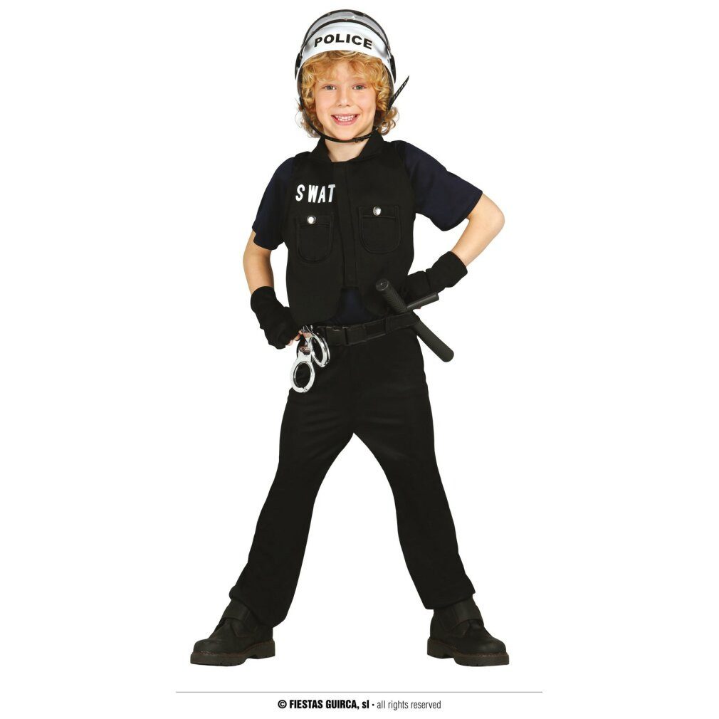 fiestasguirca Kostüm S.W.A.T., KINDER, 5-6 JAHRE