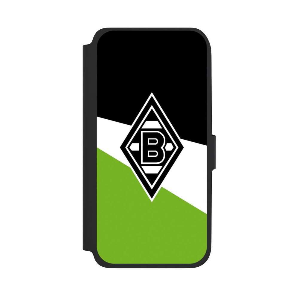 NIVOCASE Handyhülle Borussia Mönchengladbach Gladbach Offizielles Lizenzprodukt, Samsung Galaxy A17 5G Klapphülle Handyhülle aus Kunst Leder