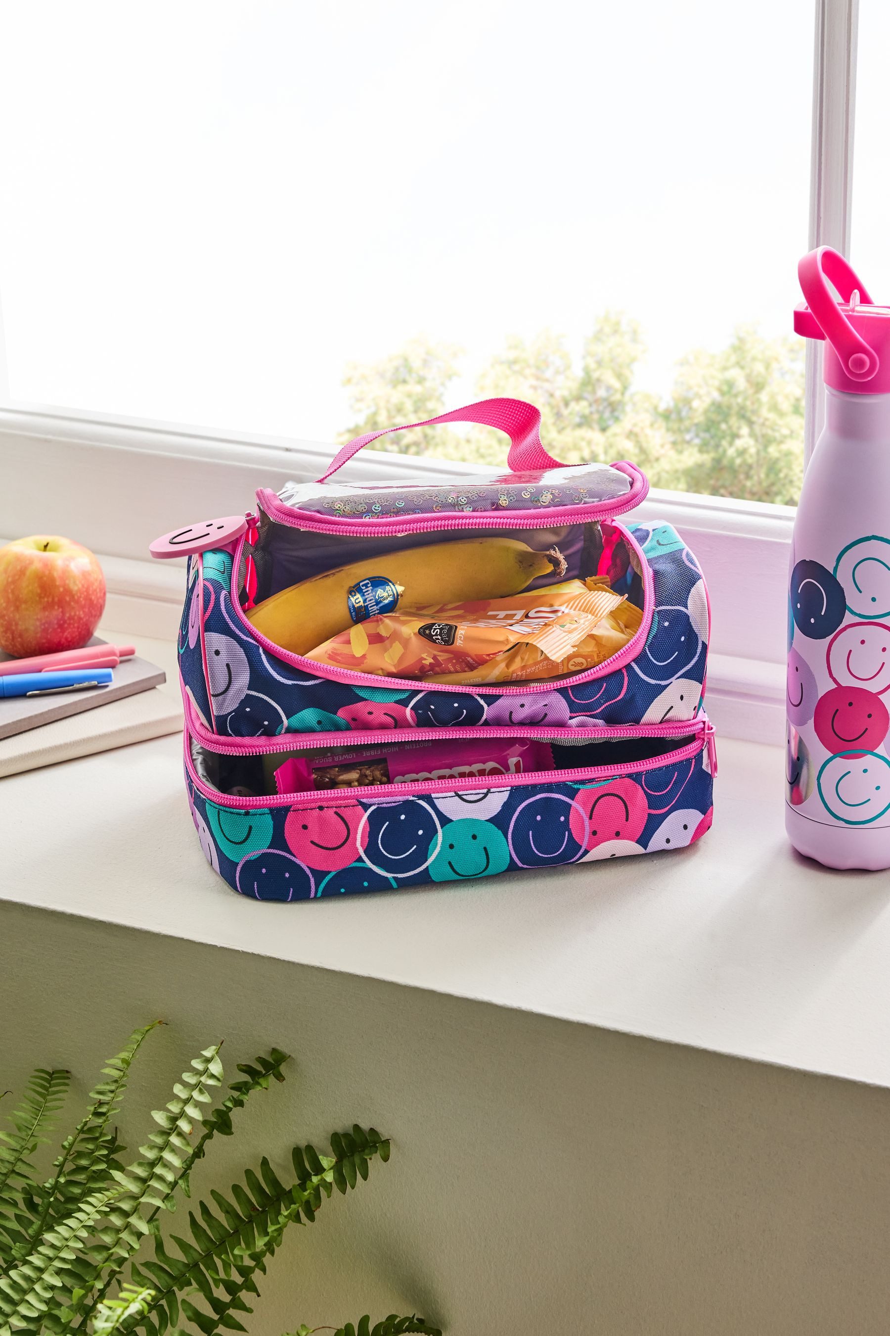 Next Tragetasche Lunch-Beutel, Smiley Faces (1-tlg)