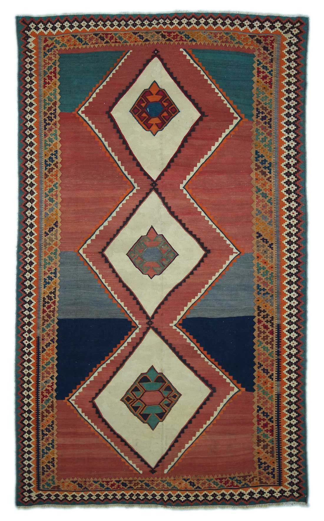 Orientteppich Perserteppich Kelim 252 x 148 cm