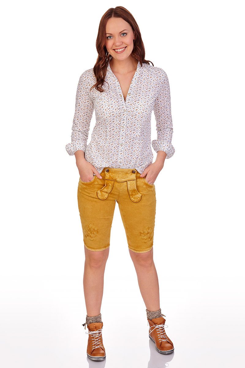 Hatico Trachtenbluse Trachtenbluse - SOPHIA - ocker