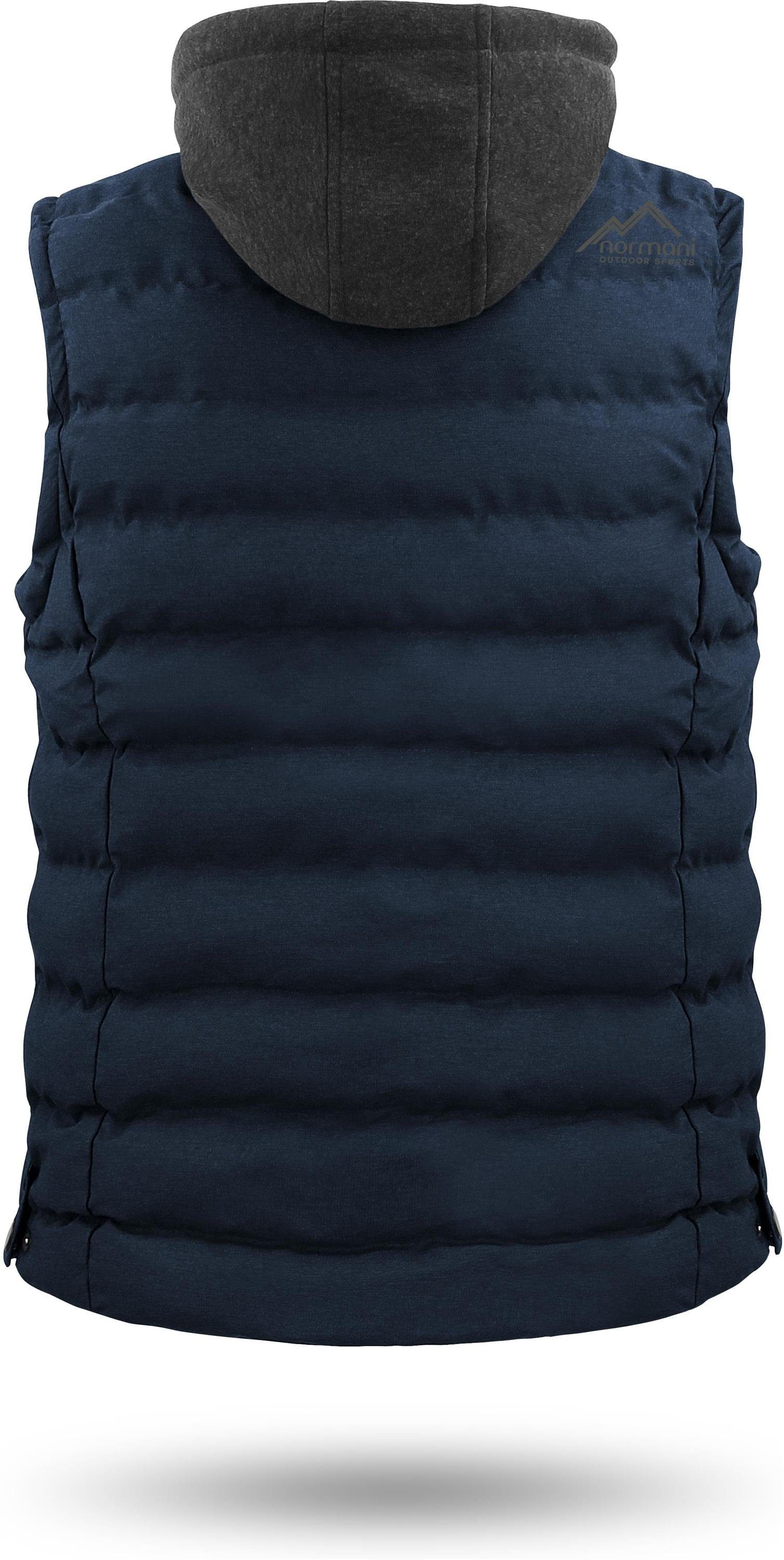 normani Steppweste Herren Winter-Steppweste Nanaimo Wattierte Winterweste - winddichter Bodywarmer Weste mit Kapuze