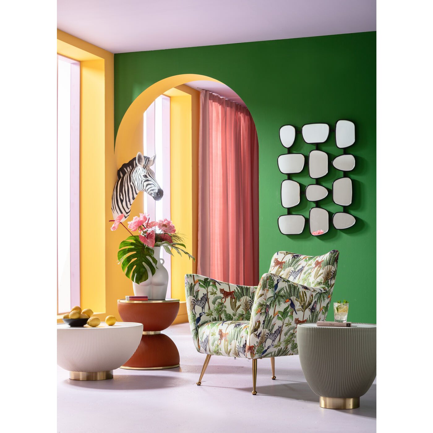 Kare Design Couchtisch Endless Vegas, Ø71x36 cm