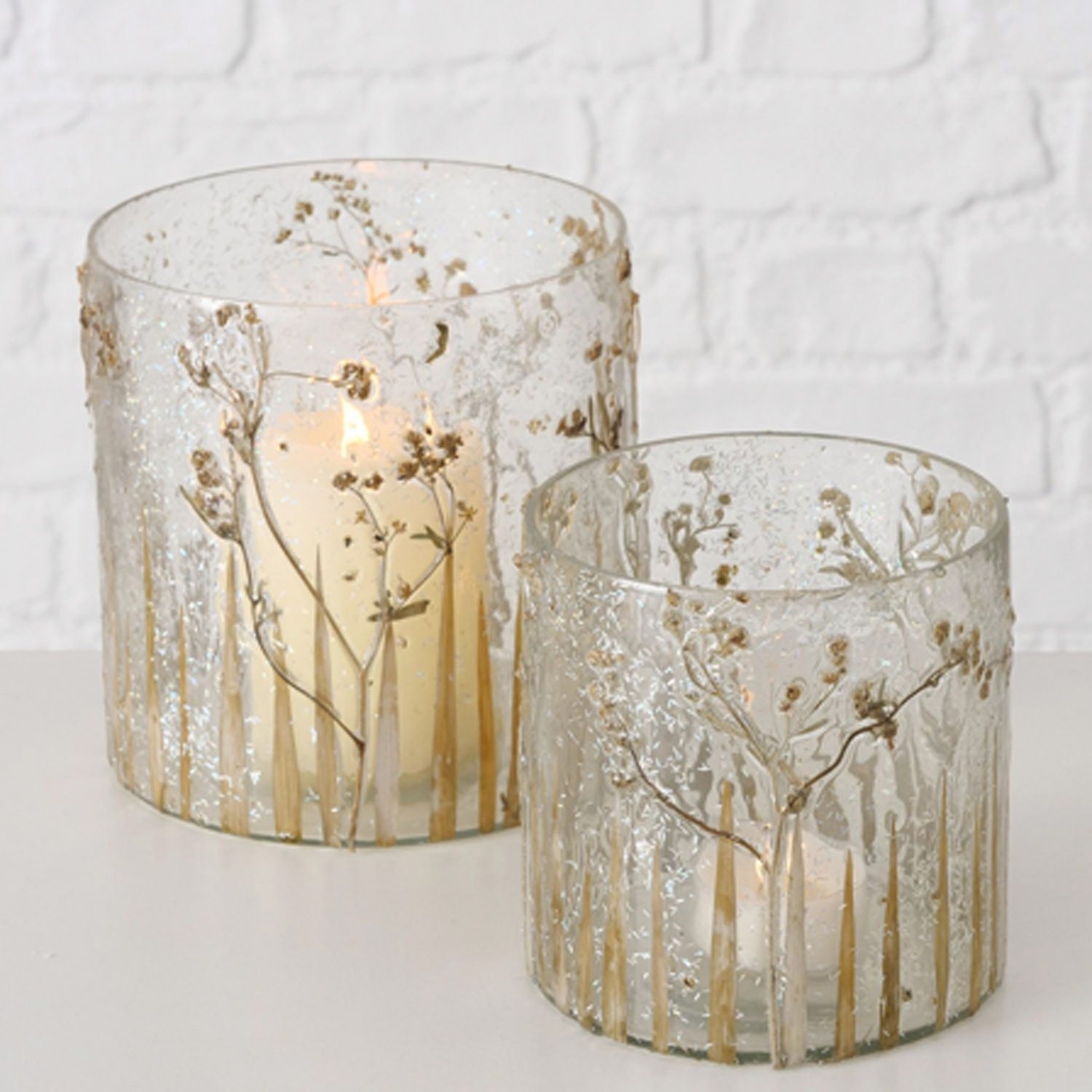 BOLTZE GRUPPE GmbH Windlicht Windlicht KUILILL, Transparent, H 13 cm (1 St) günstig online kaufen