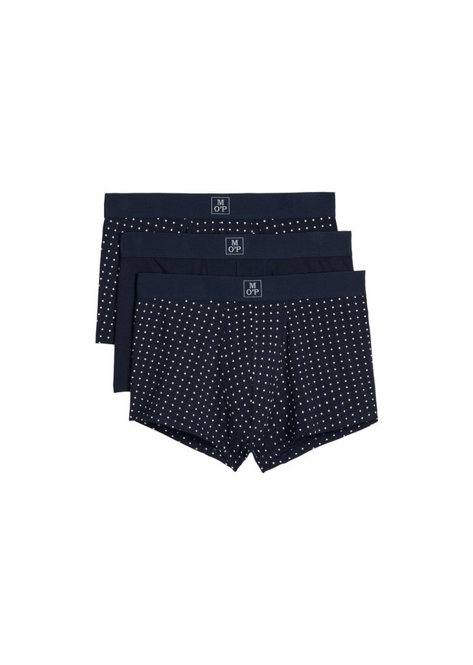 Marc O'Polo Trunk Essentials (3er Pack) ohne Eingriff, mit elastischem Logobund