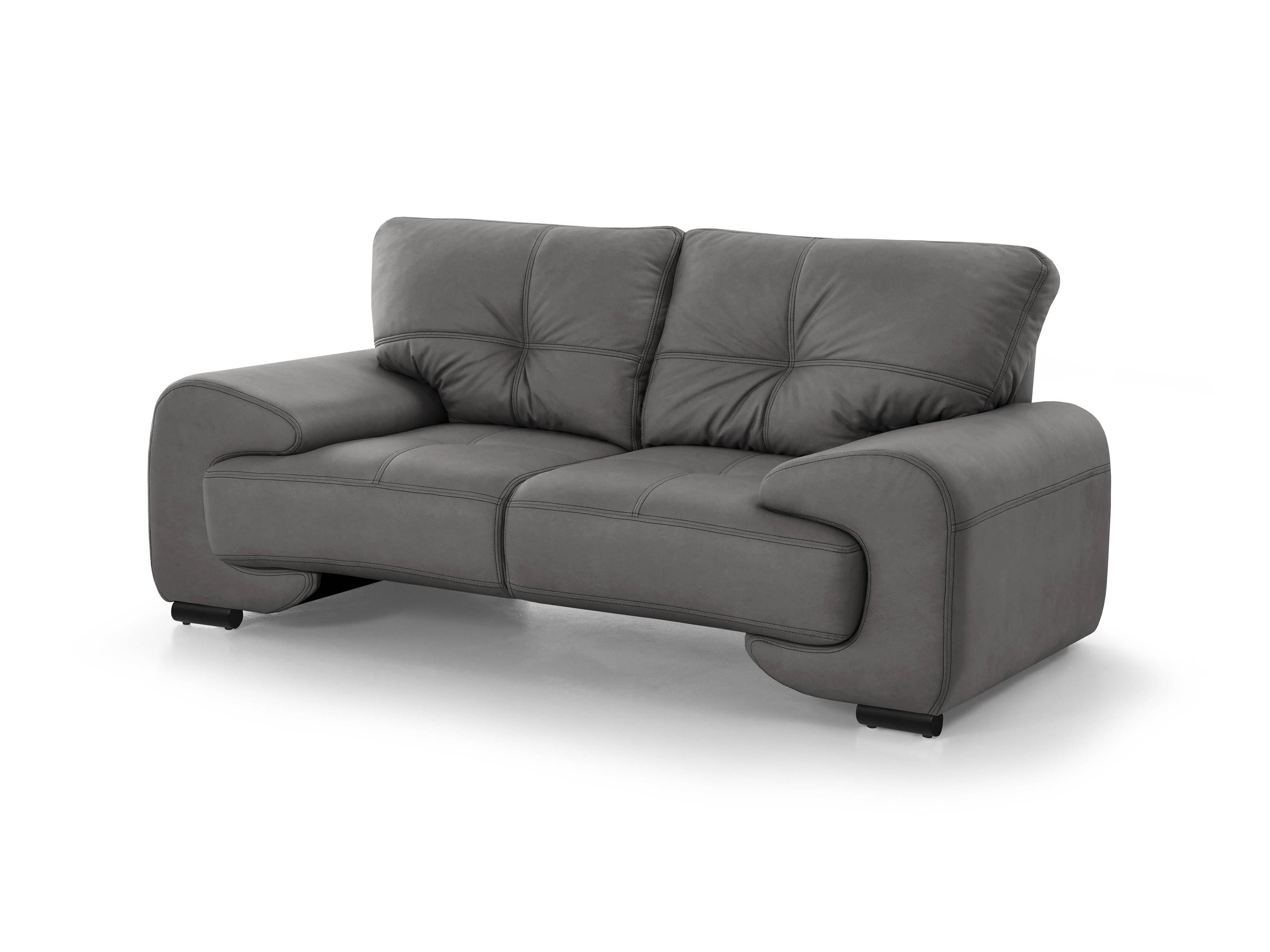 Beautysofa 2-Sitzer Couch OMEGA, Modern Design günstig online kaufen
