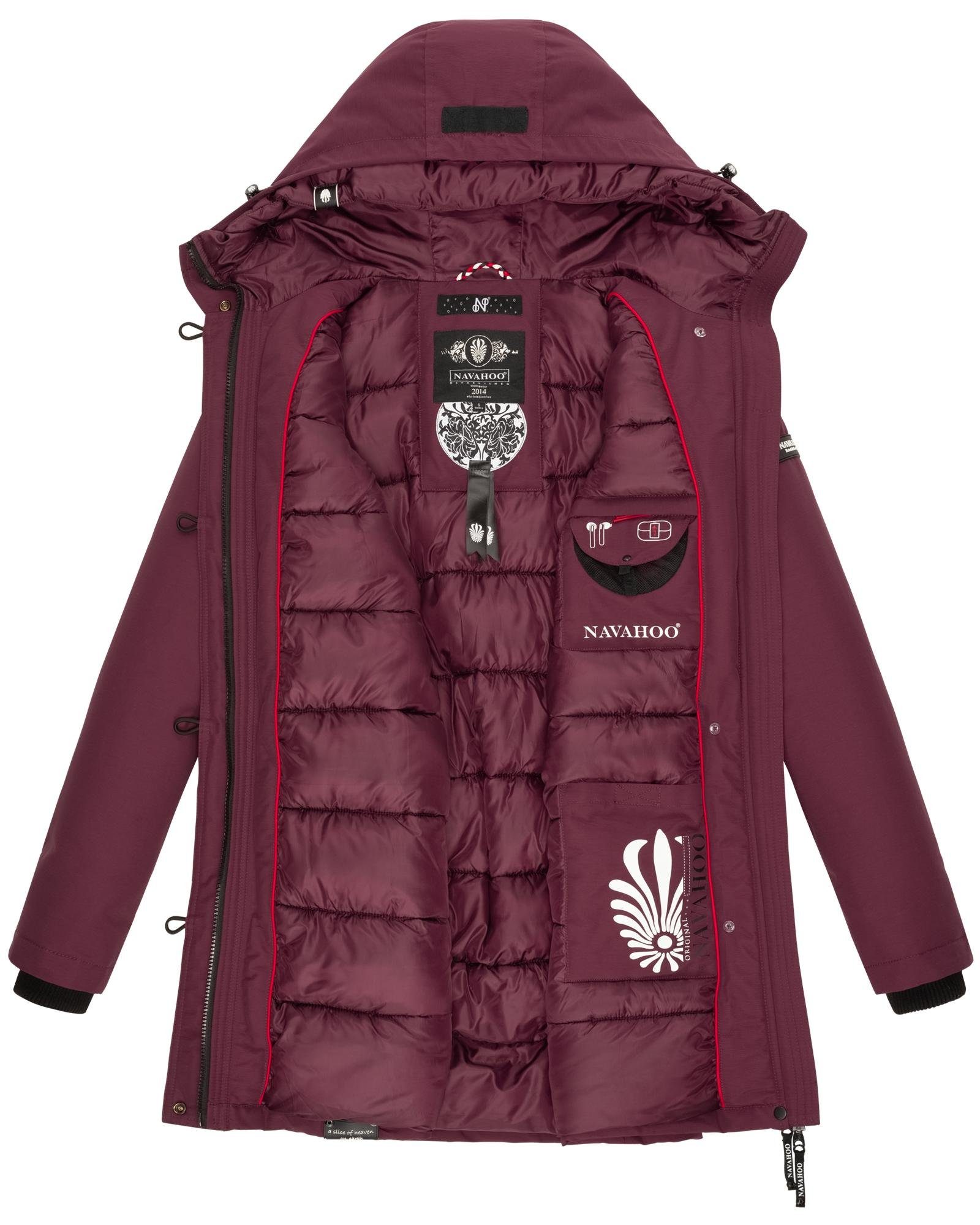 Navahoo Winterjacke Freezestoorm Warm gefütterter Damen Wintermantel