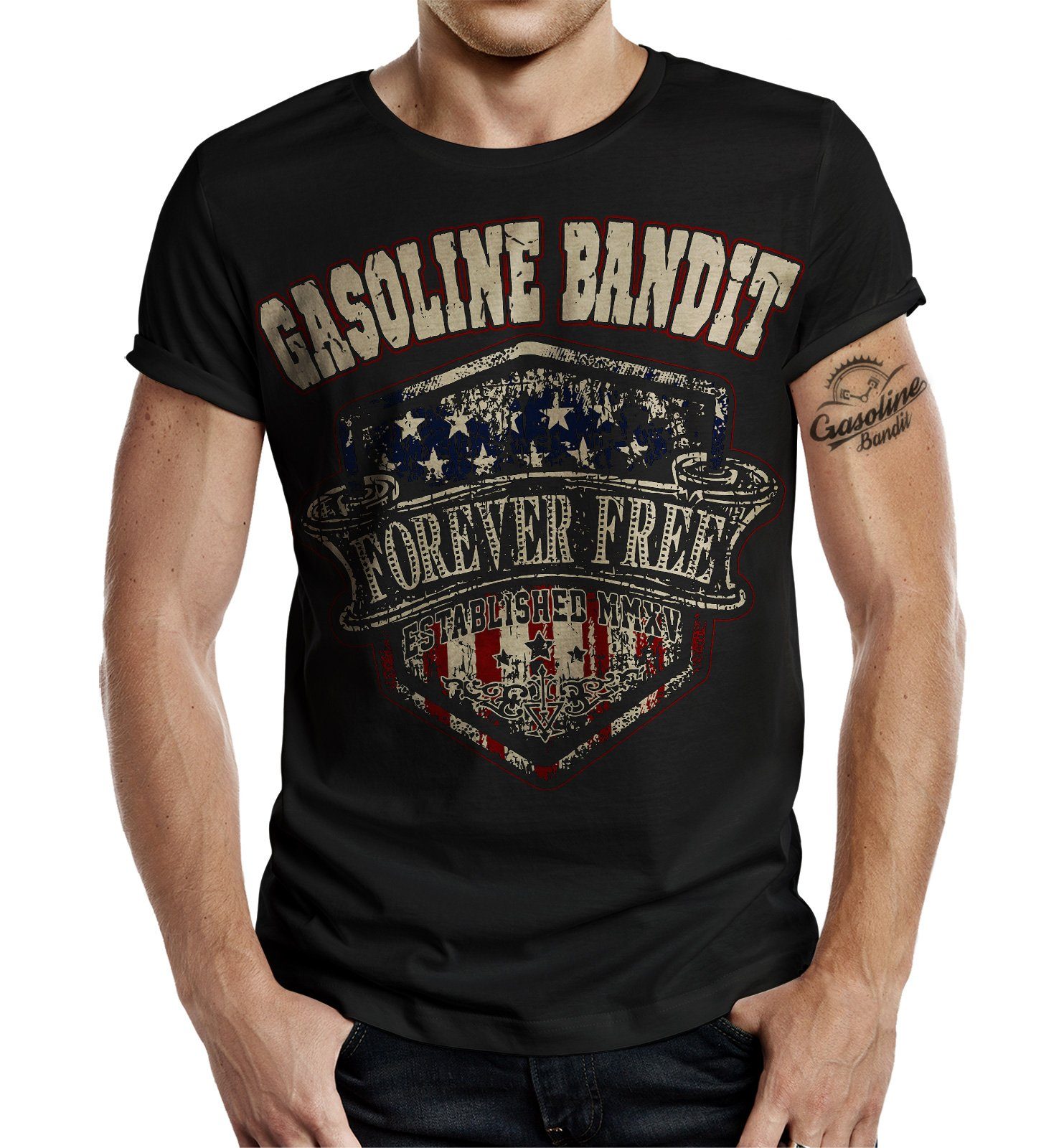 GASOLINE BANDIT® T-Shirt Gasoline Bandit: Forever günstig online kaufen