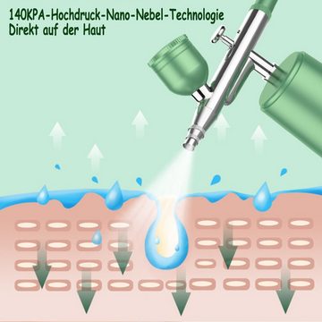 Scheiffy Kosmetikbehandlungsgerät Nano Oxygenation Beauty Instrument, Hydration Instrument, Schönheit, Anti-Aging-Instrument, Hochdruckzerstäubung Gesichtsfaltenentferner