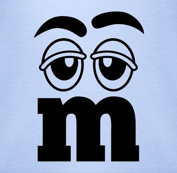 Shirtracer Shirtbody M und M Figuren Aufdruck M&M Karneval & Fasching