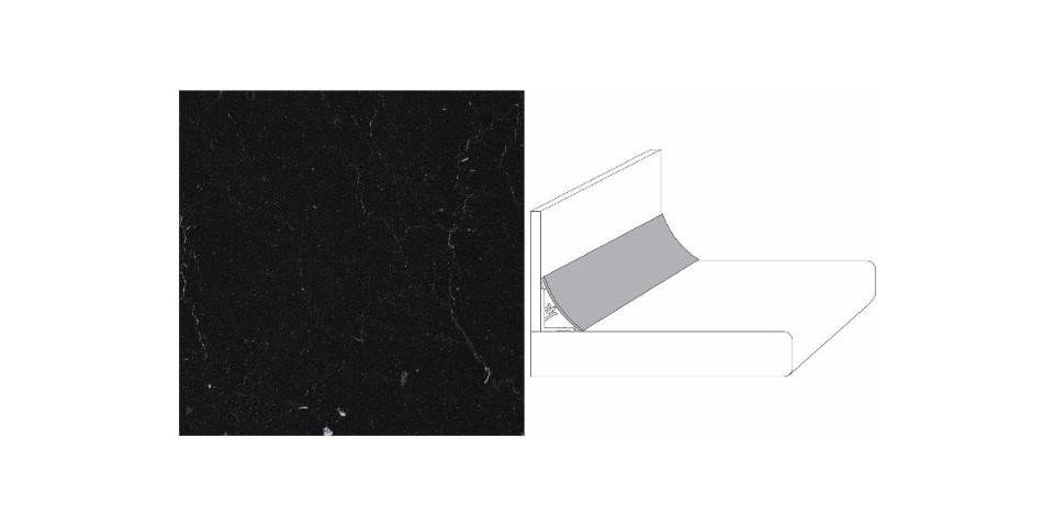 GetaLit Abschlussleiste Getalit Wandanschlußsystem Plus 59 cm, 2 x 3 cm, PP günstig online kaufen