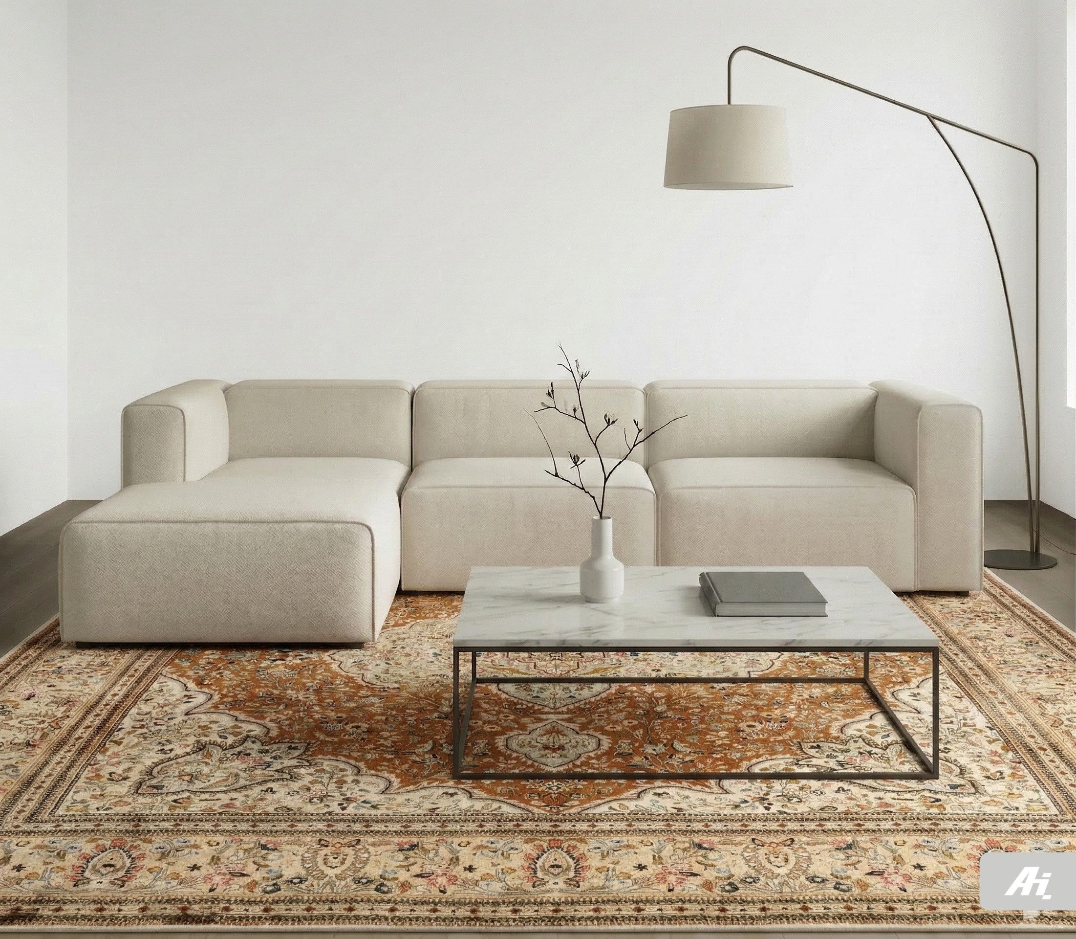 Carpet Avenue Teppich Tabriz Tabatabai Patina 369x279, Rechteck, Höhe: 7 mm