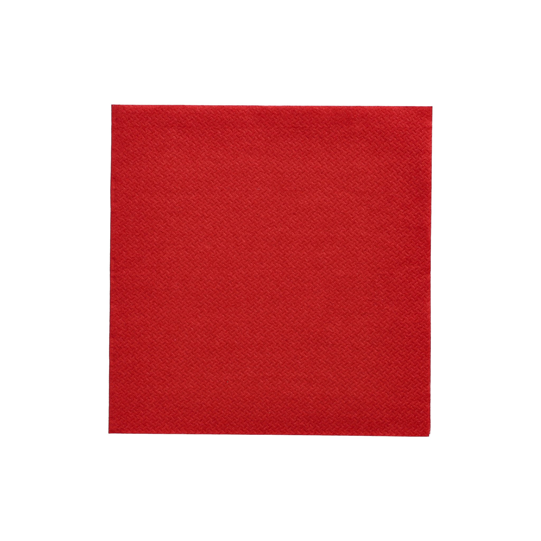 PAPSTAR Papierserviette, Servietten Papier 24x24cm 2-lagig 1/4-Falz 150 Stk. "DAILY" Bordeaux