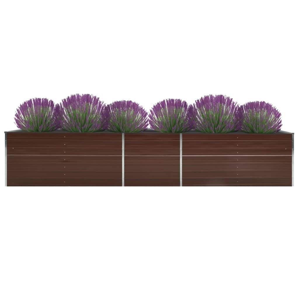 vidaXL Hochbeet »vidaXL GartenHochbeet Verzinkter Stahl 400×80×77 cm