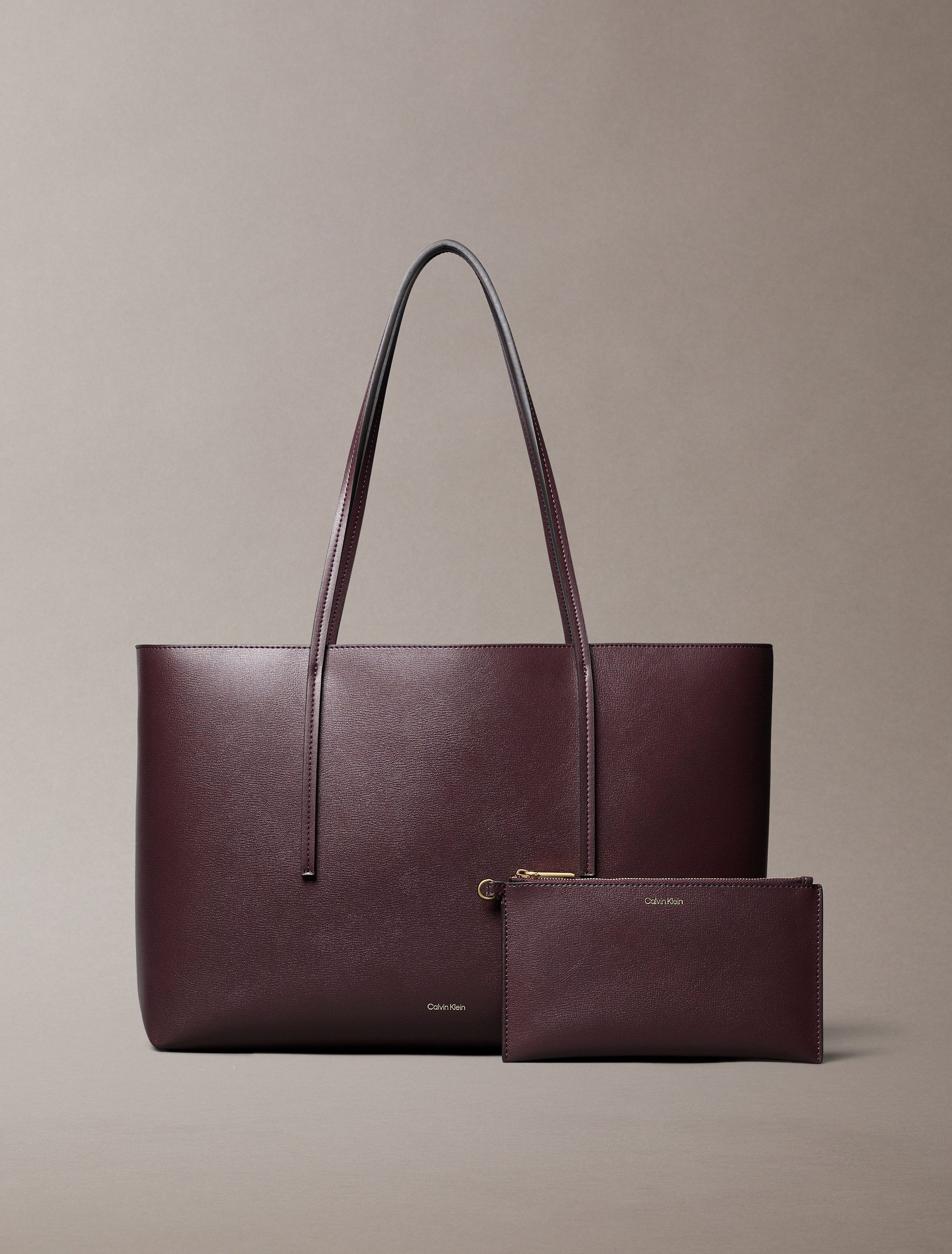 Calvin Klein Henkeltasche FOIL LOGO TOTE W/POUCH (2-tlg), Damen-Schultertas günstig online kaufen