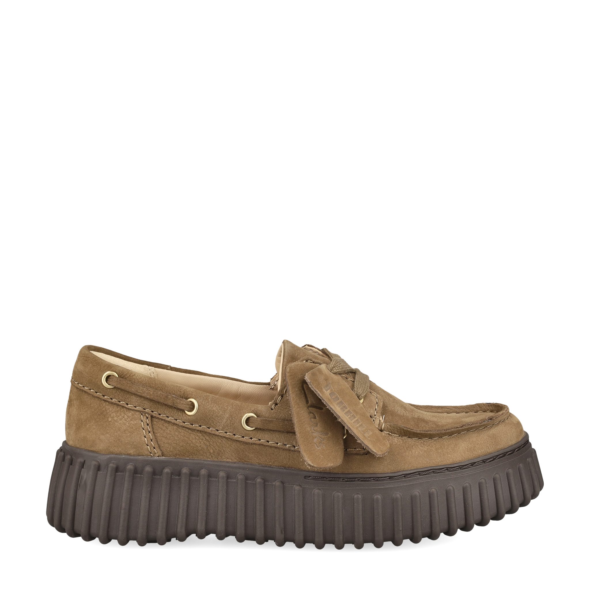 Clarks Clarks Torhill Boat 26329432 4, Schnürschuhe, Braun, Damen Schnürschuh
