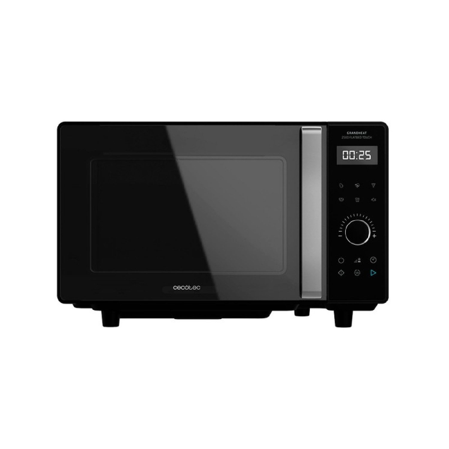Cecotec Mikrowelle modelo, Grandheat 2500 Flatbed Touch Black