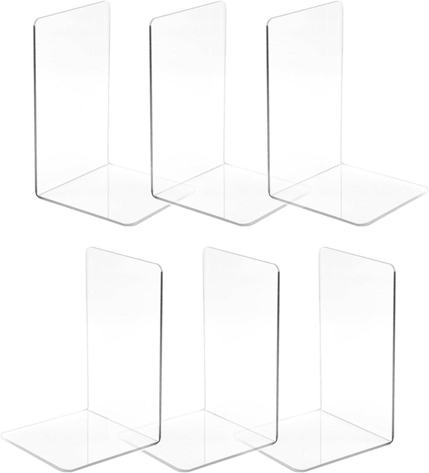 Buchstütze Buchstütze Transparent Acryl Bücherhalter Book Holder 18x12x12CM