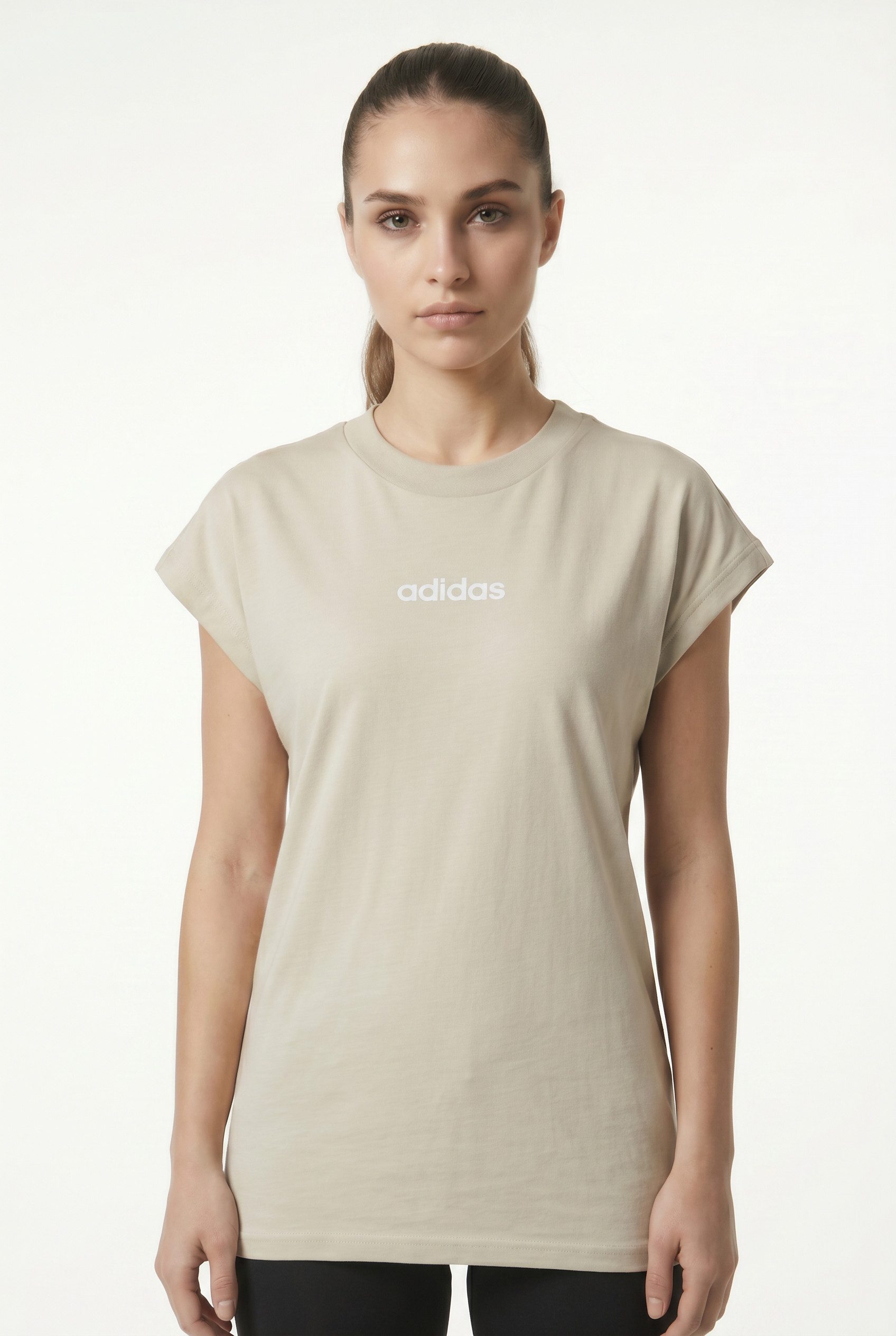 adidas Sportswear T-Shirt ESSENTIALS LINEAR COTTON sportlicher Stil, Kurzarm, ohne Verschluss, aus Baumwolle – Bild 5 von 5