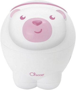 Chicco Nachtlicht Projektor Eisbär, rosa, Deckenprojektion, Einschlafhilfe, Farbwechsel, Melodien, Nachtlichtfunktion, Farbwechsler, mit Projektor und Soundfunktion