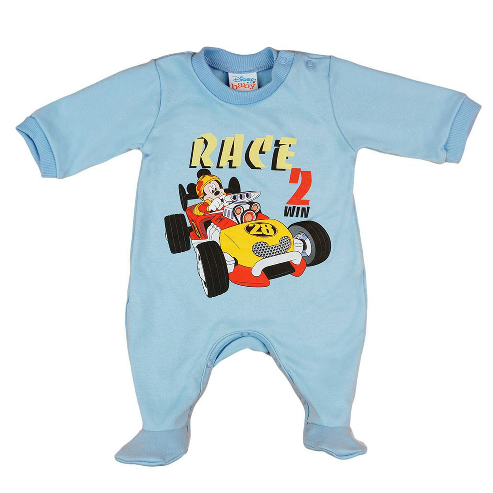Babybogi Schlafoverall »Disney Mickey Mouse Strampler-Schlafanzug für Jungen  Neugeborene 56 62« online kaufen | OTTO