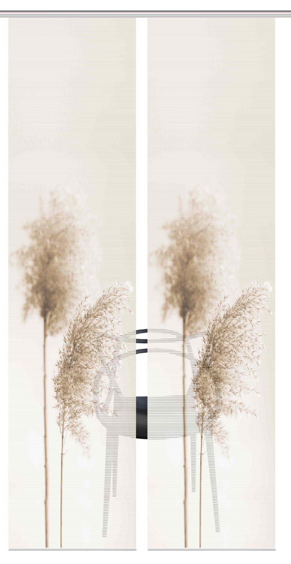 Vision S Schiebegardine 80922 Schiebegardine IRLOS, Digitaldurck, Seidenopt günstig online kaufen