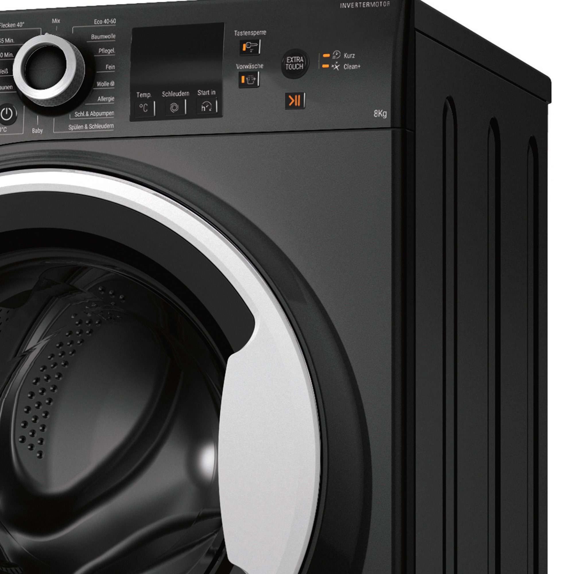 BAUKNECHT Waschmaschine W8 S6300 A, 8 kg, 1400 U/min, Anti-Allergie-Programm, Flecken 40°, Mehrfachwasserschutz+ – Bild 5 von 5