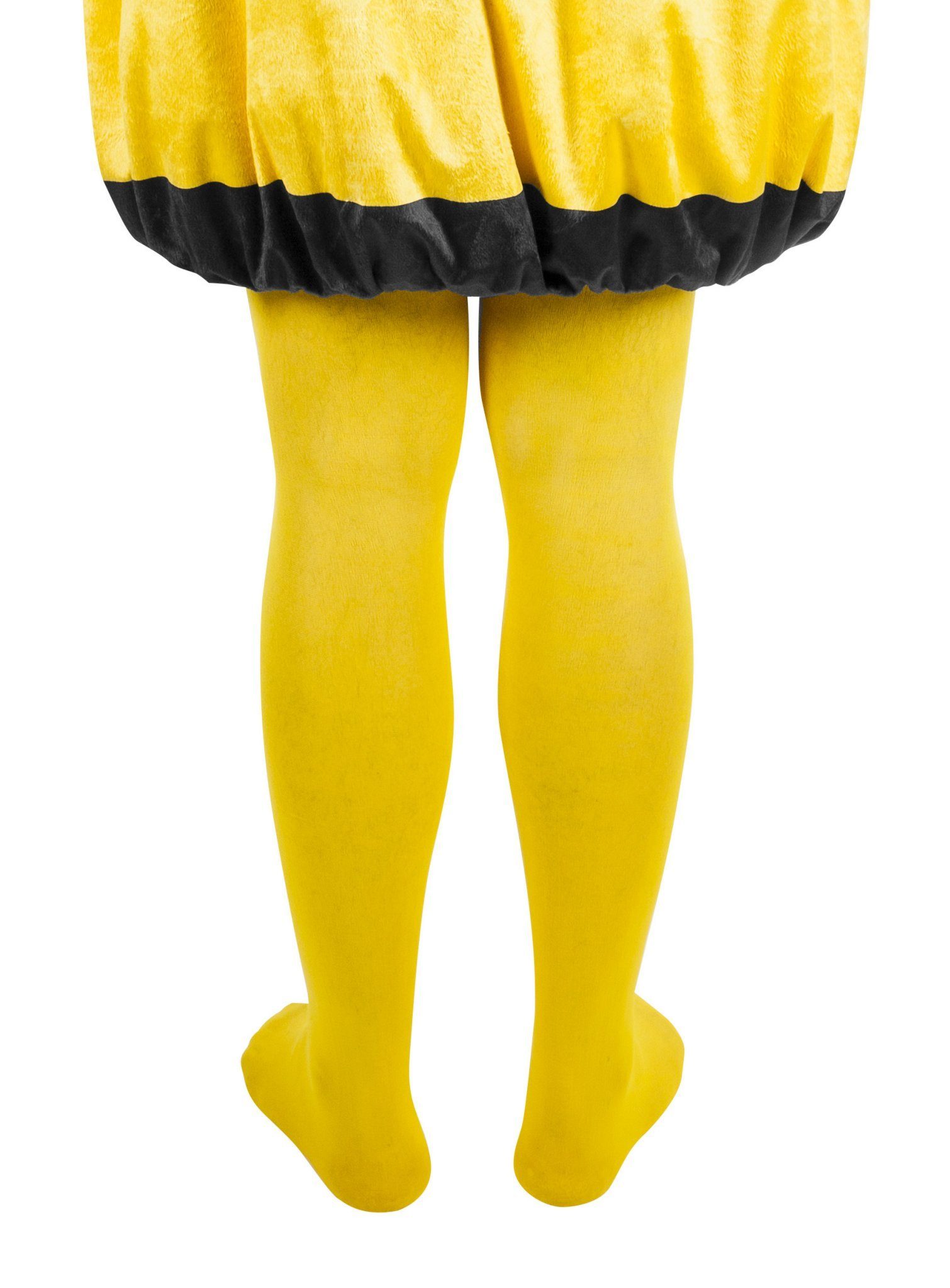 Maskworld Strumpfhose Biene Maja Strumpfhose - Tier Kostümzubehör (1 St) Gelbe Strumpfhose für Bienenbeine - passt Maja und Willi gleichermaß – Bild 3 von 5