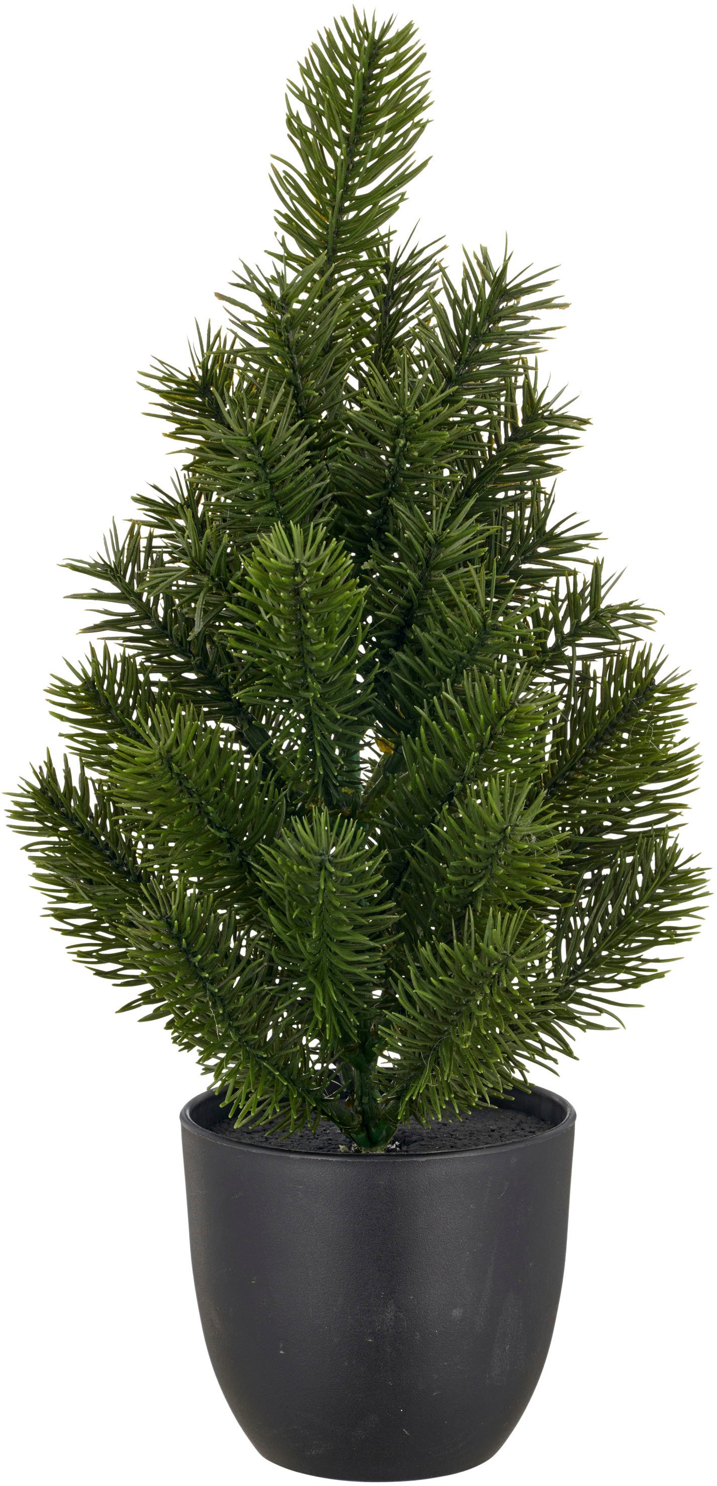 Winterliche Kunstpflanze Tannenbäumchen, Creativ green, Höhe 35 cm, in niedlicher Größe – Bild 2 von 3