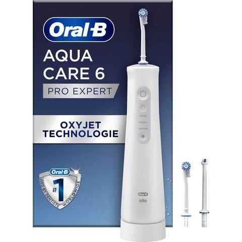 Oral-B Munddusche AquaCare 6, Aufsätze: 3 St., Kabellose mit Oxyjet-Technologie