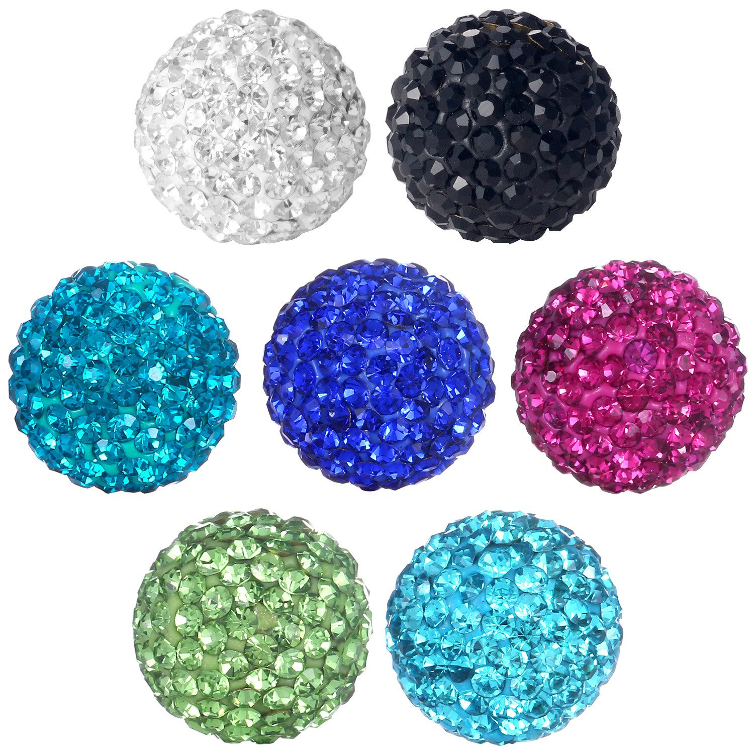 Morella Klangkugel Engelsketten (1-tlg), Klangkugel, Ø 16 mm, verschiedene tolle Farben, Zirkonia – Bild 2 von 5