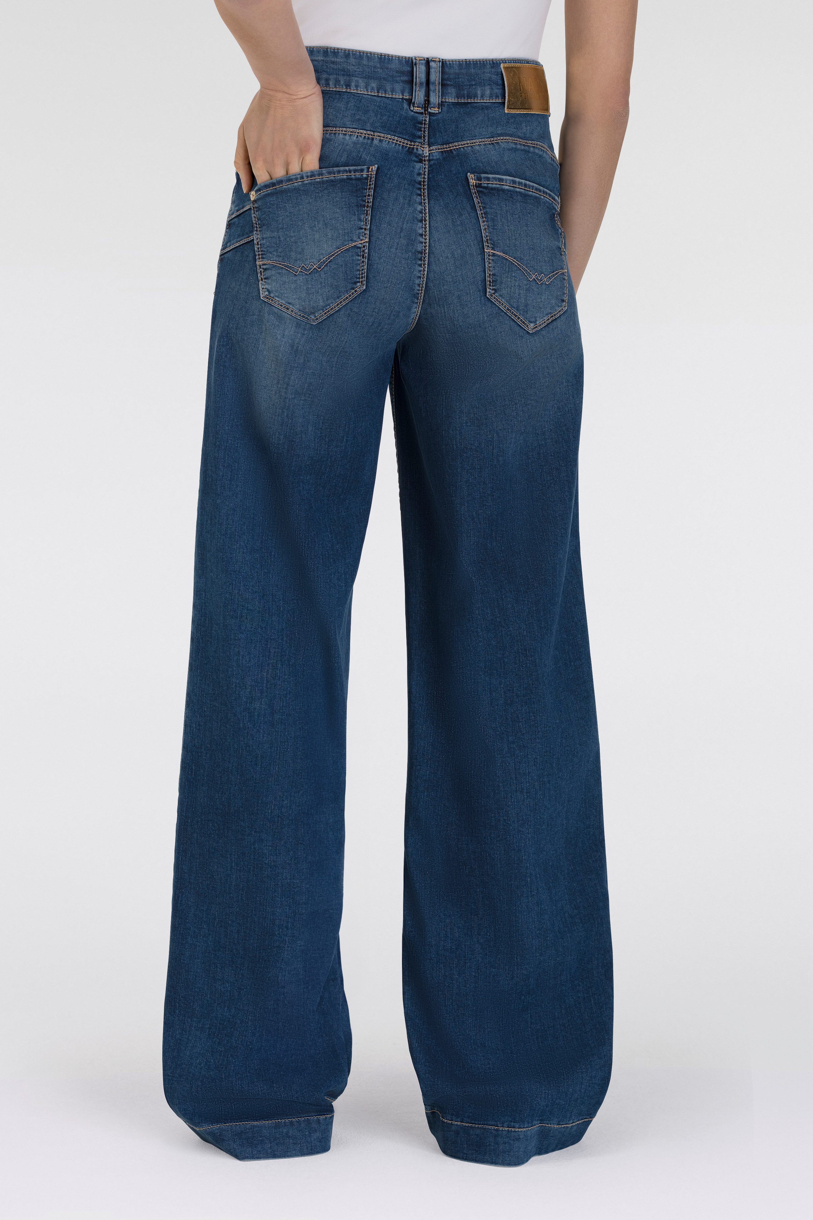 MAC Weite Jeans RICH PALAZZO im Five-Pocket Style günstig online kaufen